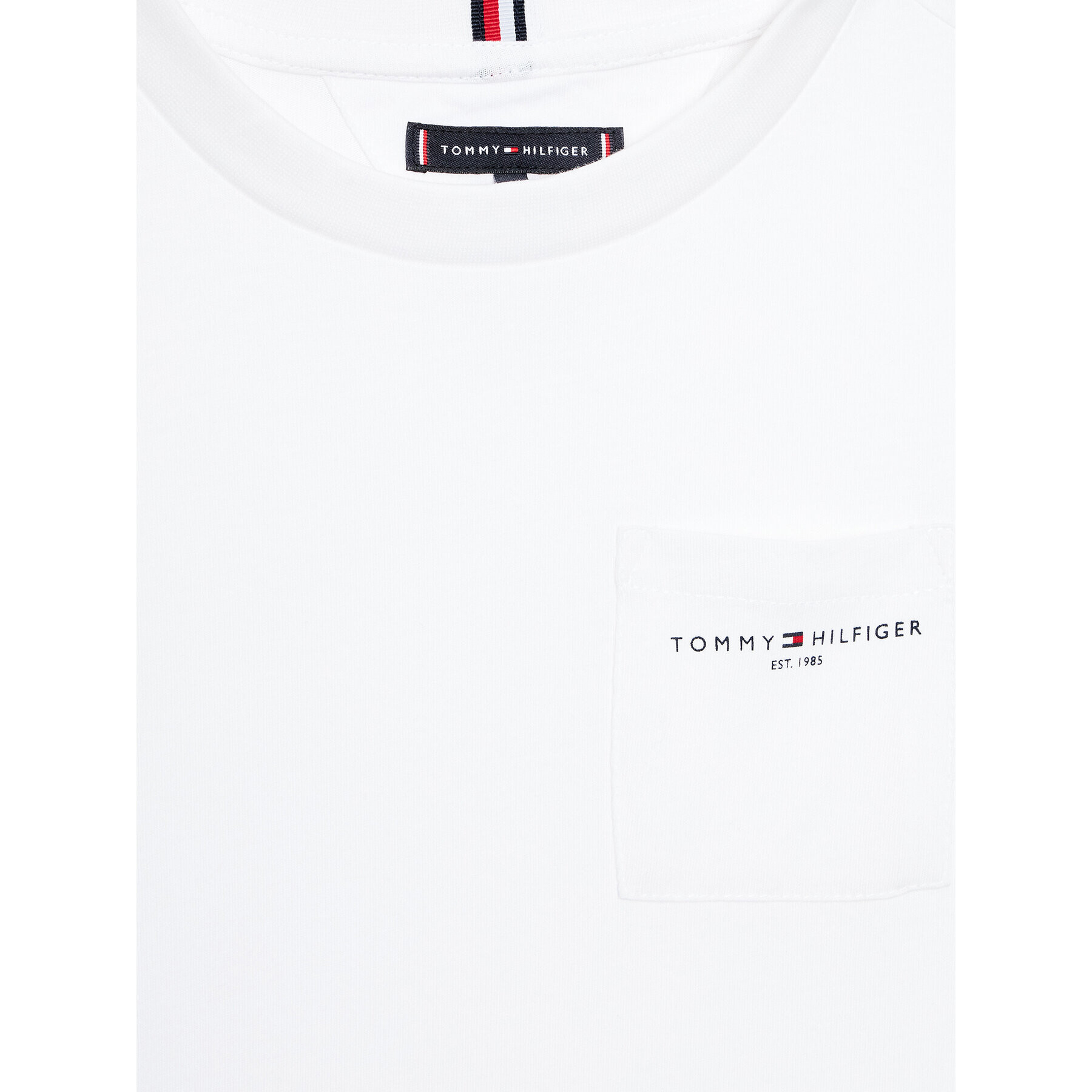 Tommy Hilfiger Блуза KB0KB07848 D Бял Regular Fit - Pepit.bg