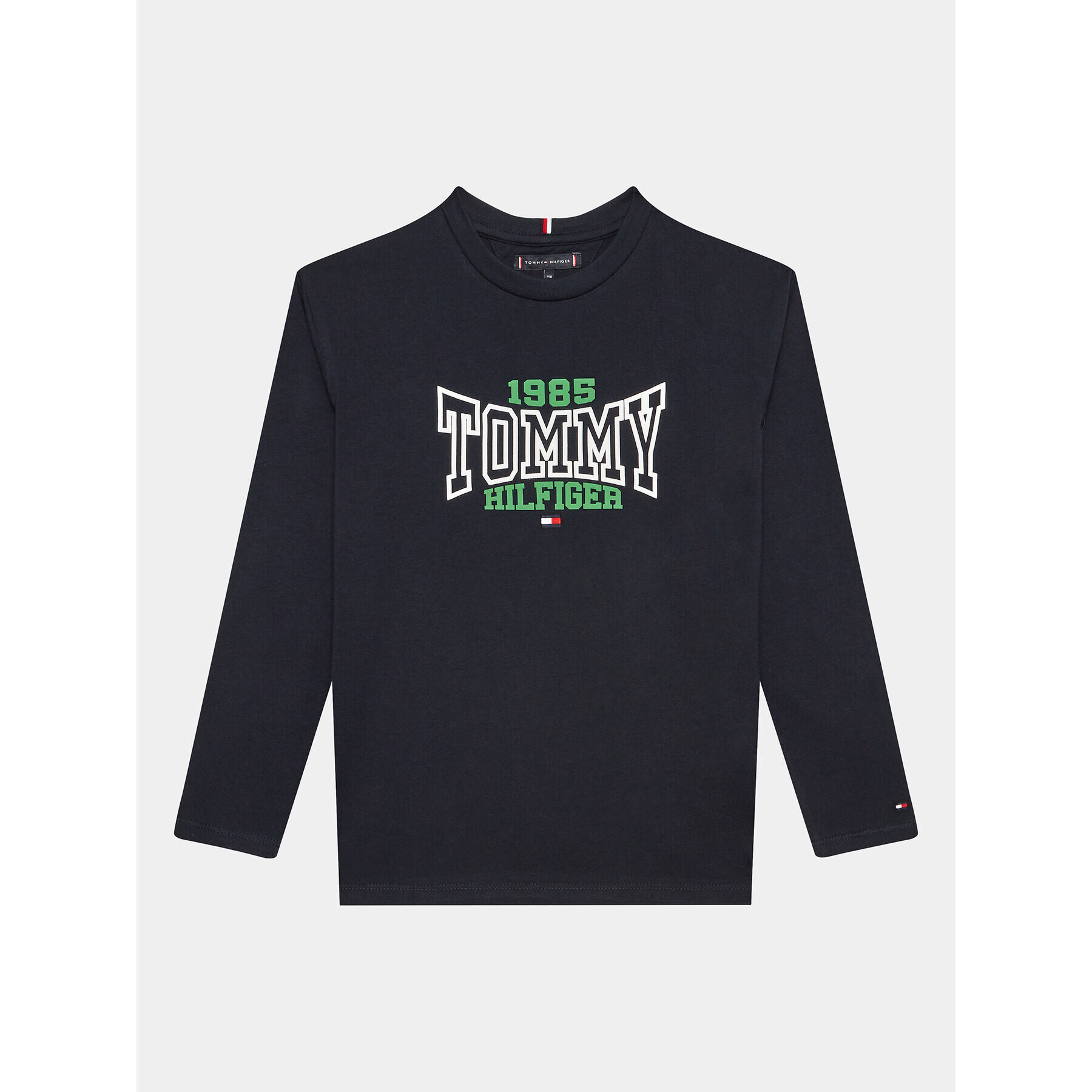 Tommy Hilfiger Блуза KB0KB08429 D Тъмносин Regular Fit - Pepit.bg