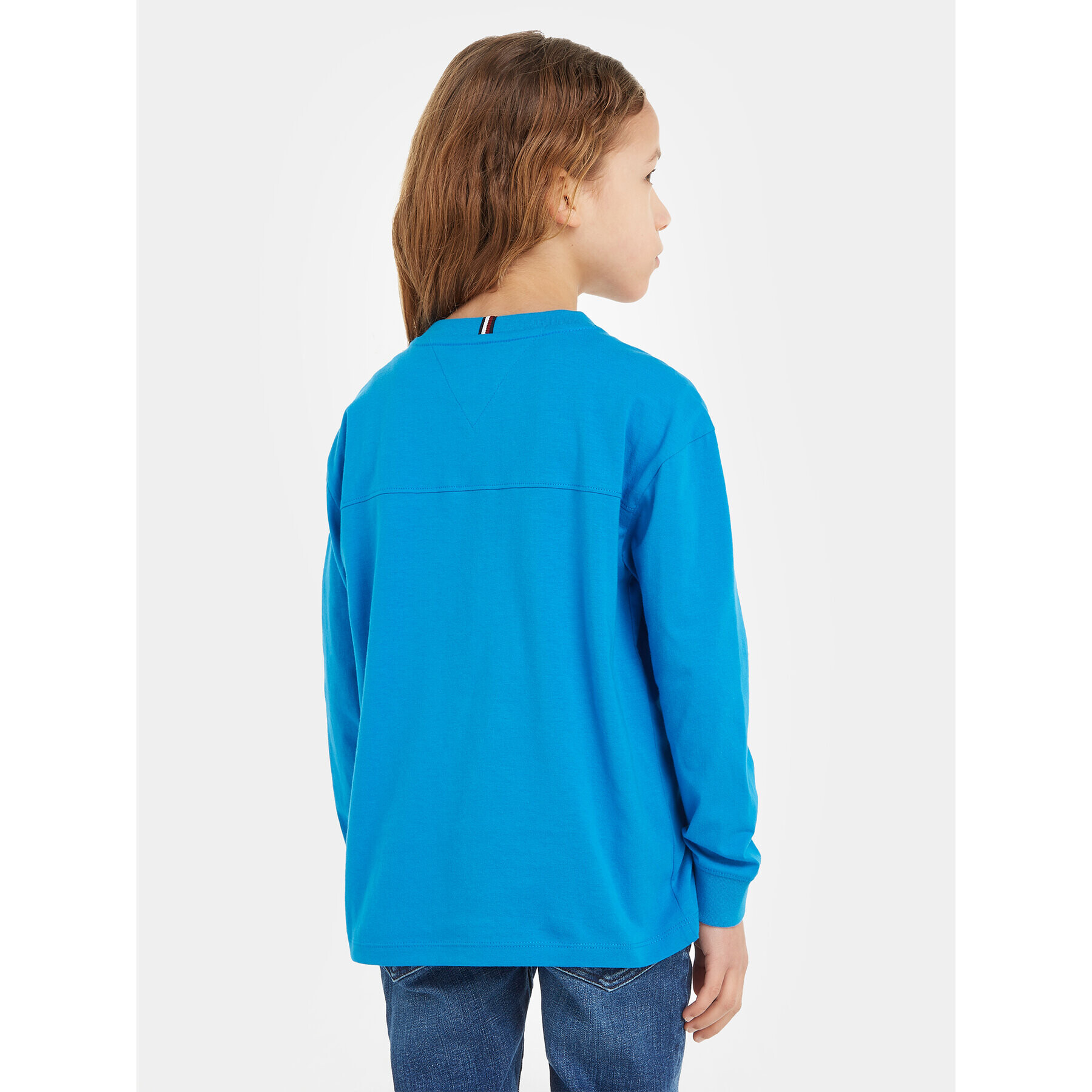 Tommy Hilfiger Блуза KB0KB08549 S Син Regular Fit - Pepit.bg