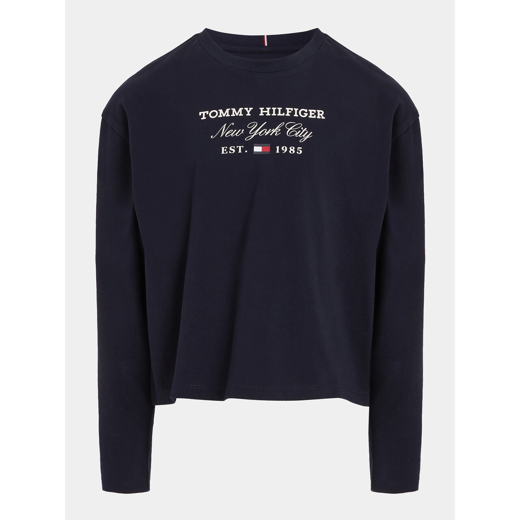 Tommy Hilfiger Блуза KG0KG07643 M Тъмносин Regular Fit - Pepit.bg