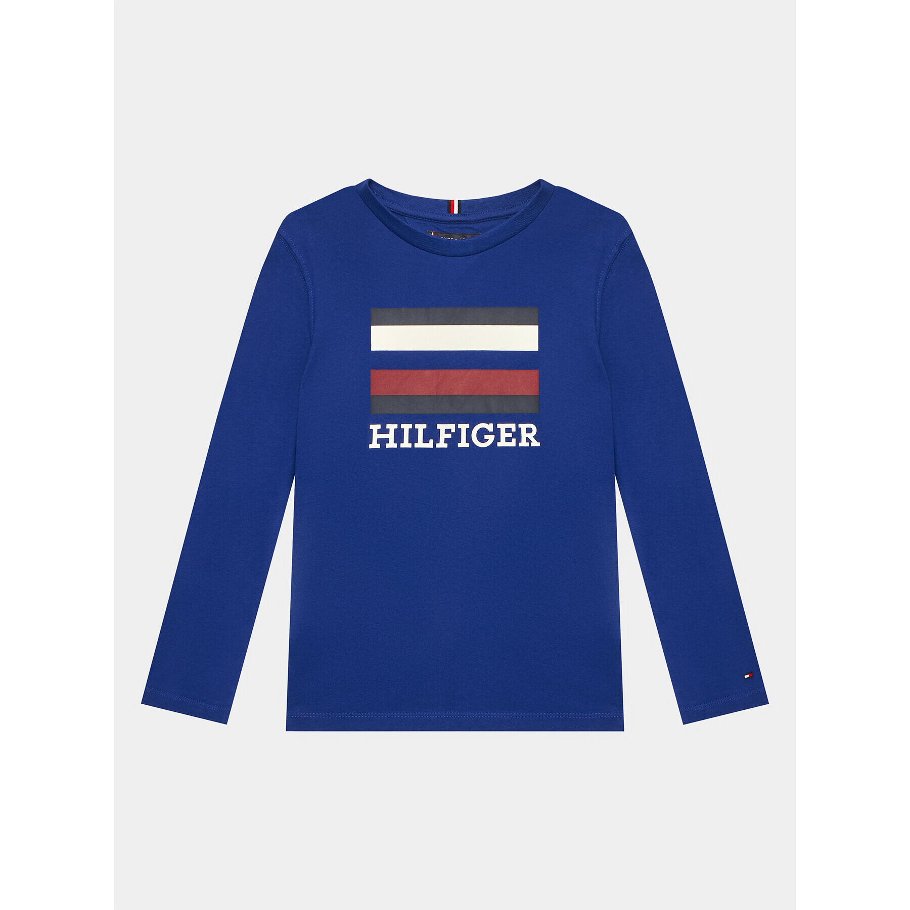 Tommy Hilfiger Блуза Logo KB0KB08331 D Тъмносин Regular Fit - Pepit.bg