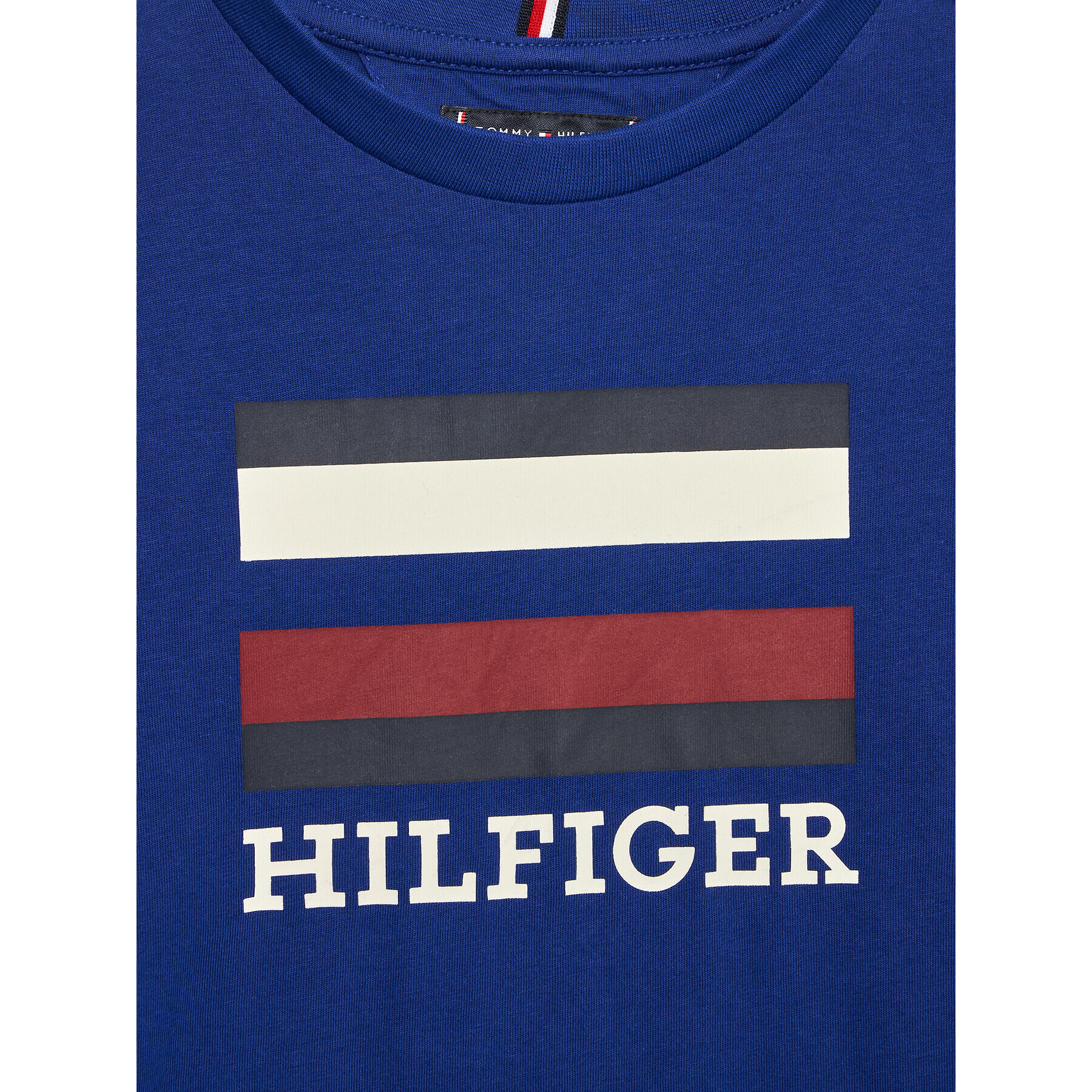 Tommy Hilfiger Блуза Logo KB0KB08331 D Тъмносин Regular Fit - Pepit.bg