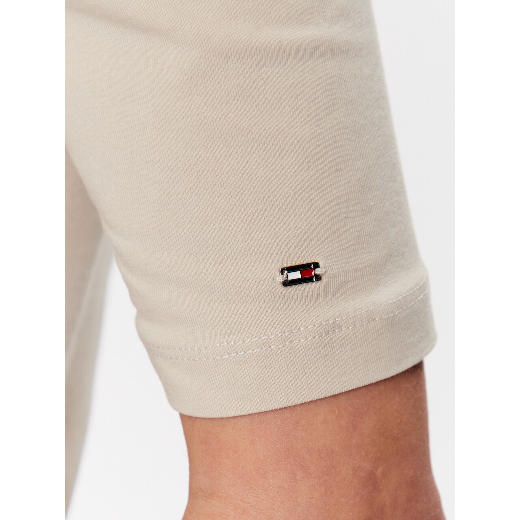 Tommy Hilfiger Блуза Modern WW0WW37859 Бежов Slim Fit - Pepit.bg