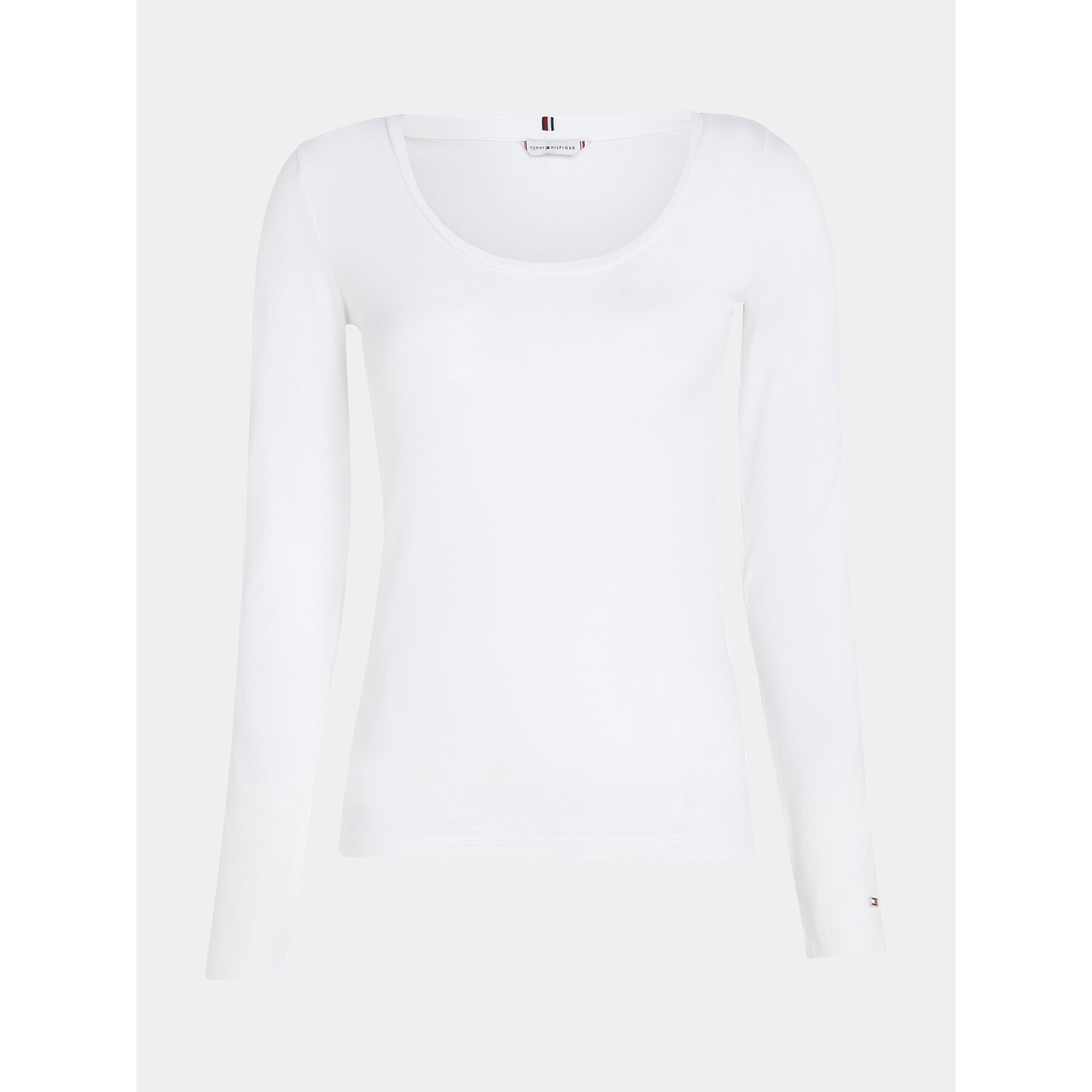 Tommy Hilfiger Блуза Modern WW0WW39147 Бял Slim Fit - Pepit.bg