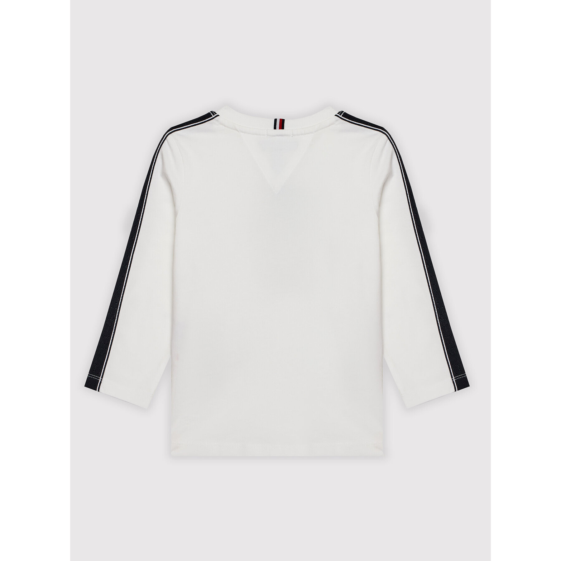 Tommy Hilfiger Блуза Msw Tape Th Logo KB0KB07075 D Бял Regular Fit - Pepit.bg