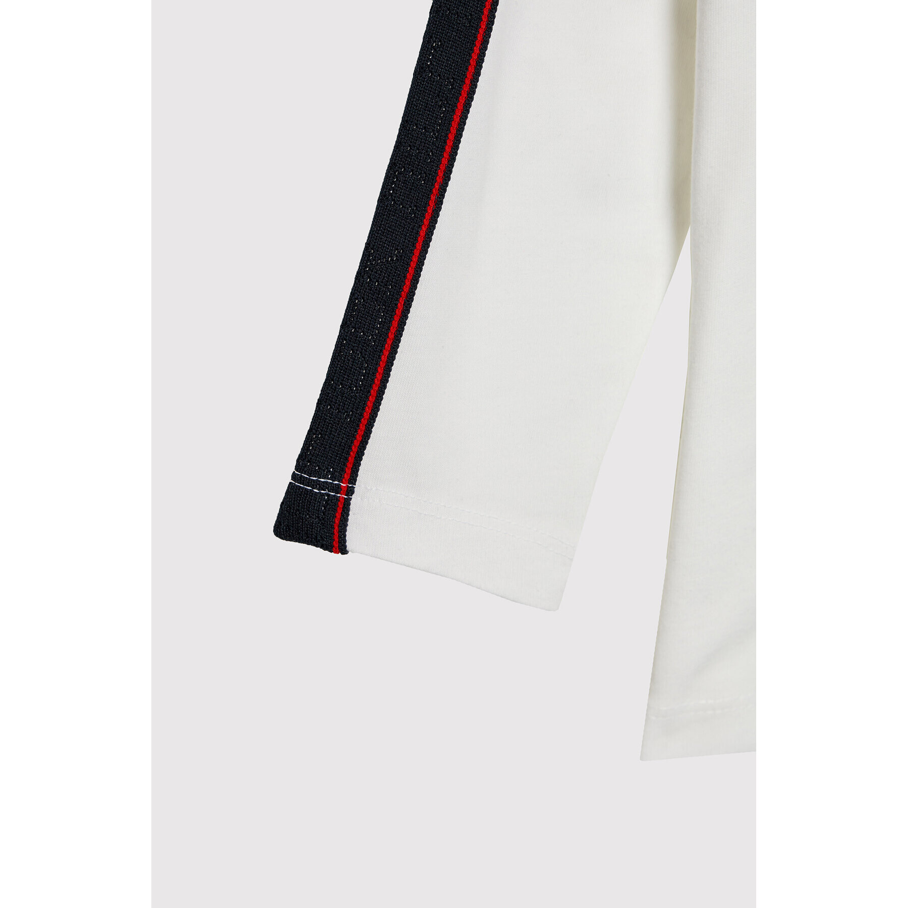 Tommy Hilfiger Блуза Msw Tape Th Logo KB0KB07075 D Бял Regular Fit - Pepit.bg