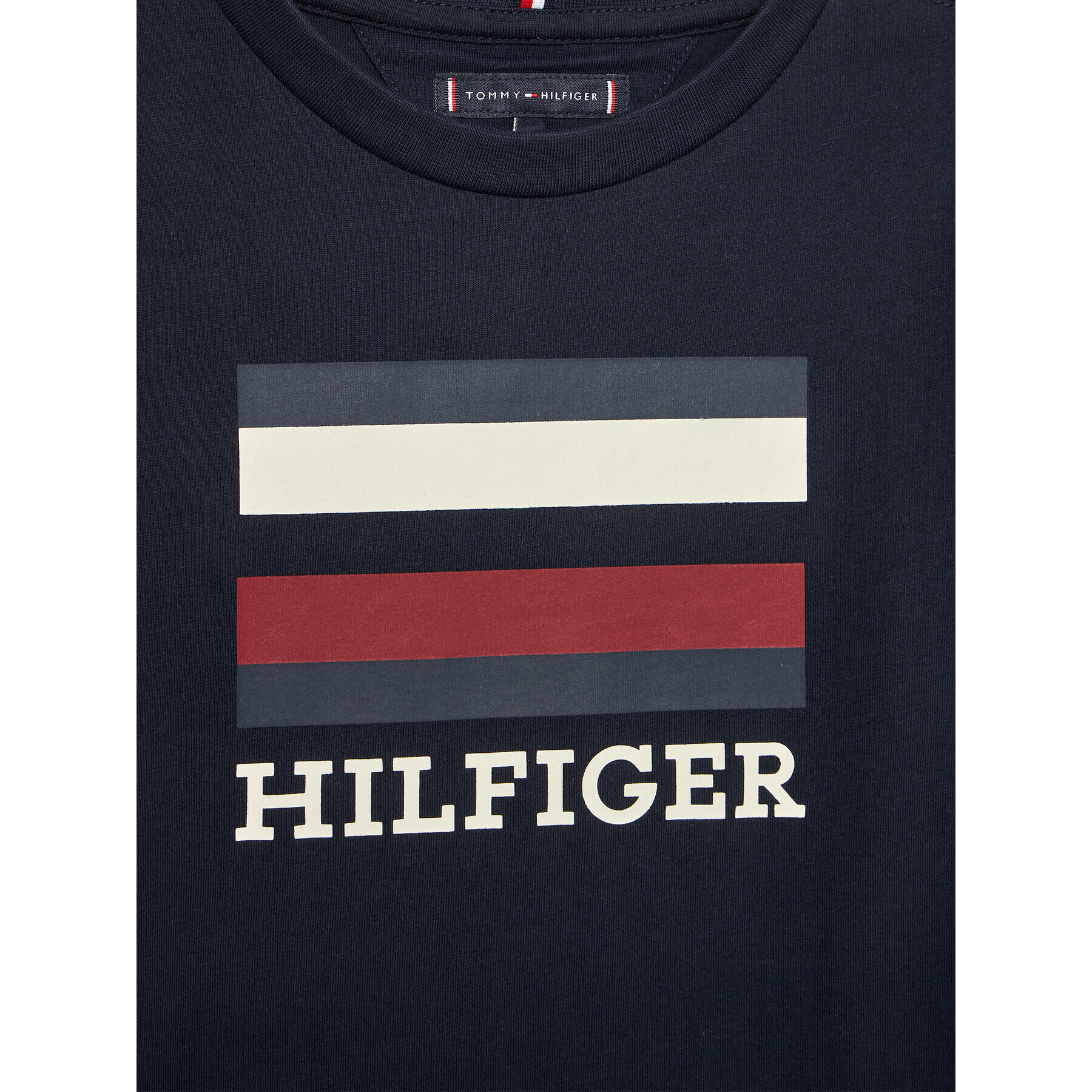 Tommy Hilfiger Блуза Th Logo KB0KB08331 D Тъмносин Regular Fit - Pepit.bg
