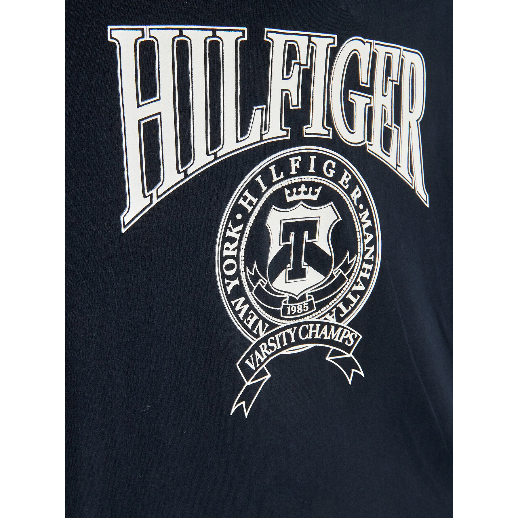 Tommy Hilfiger Блуза Varsity KB0KB08024 D Тъмносин Regular Fit - Pepit.bg