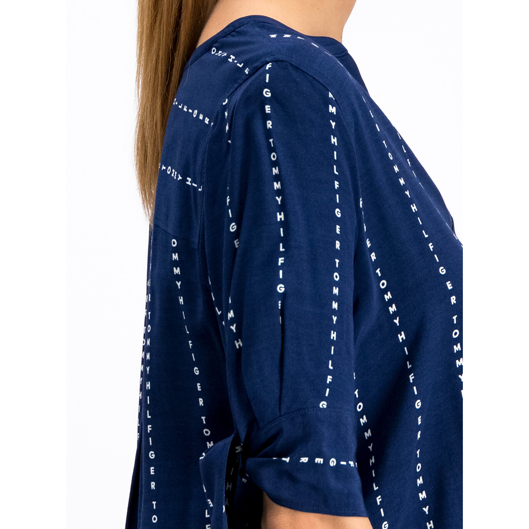 Tommy Hilfiger Блуза WW0WW25625 Тъмносин Regular Fit - Pepit.bg