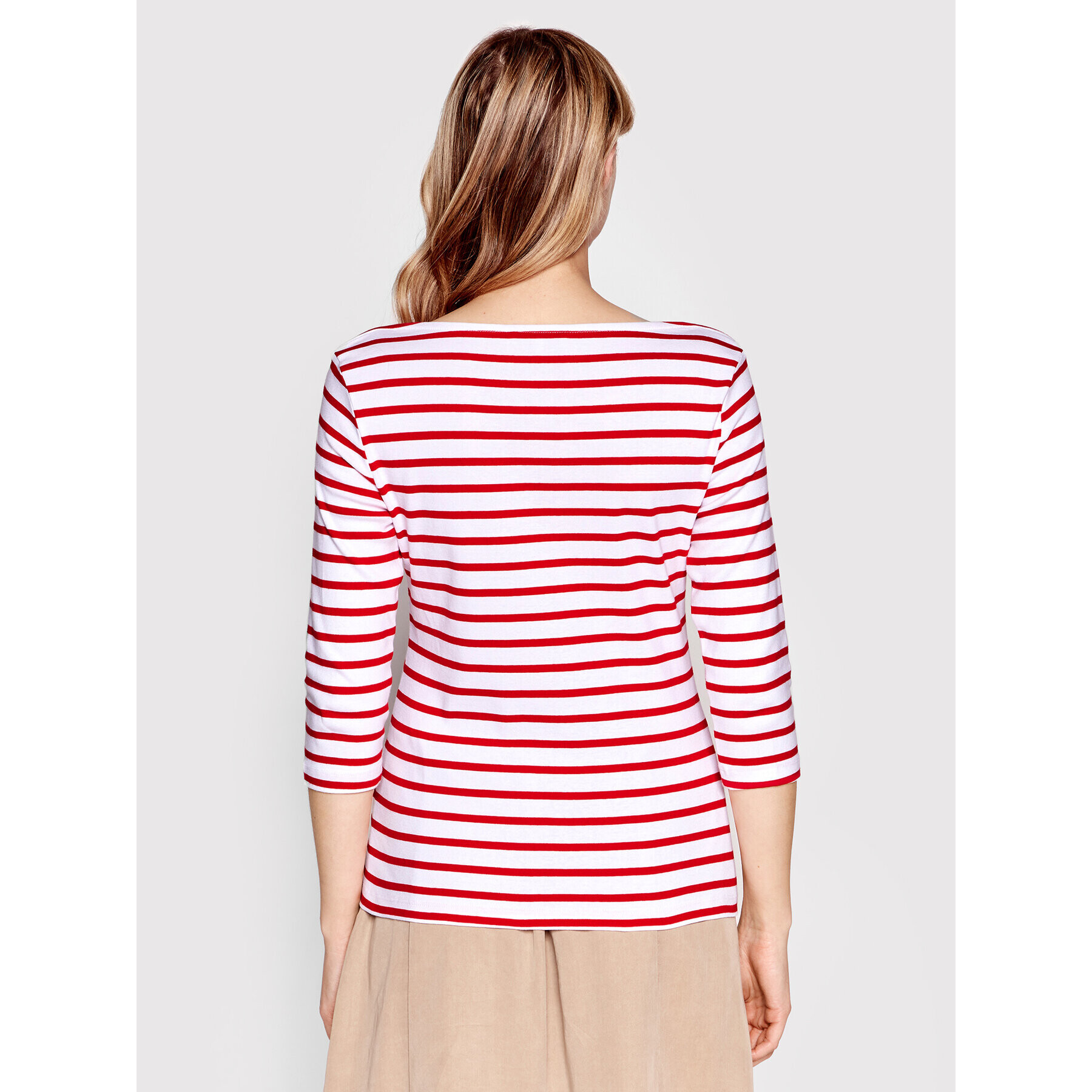 Tommy Hilfiger Блуза WW0WW27724 Червен Slim Fit - Pepit.bg
