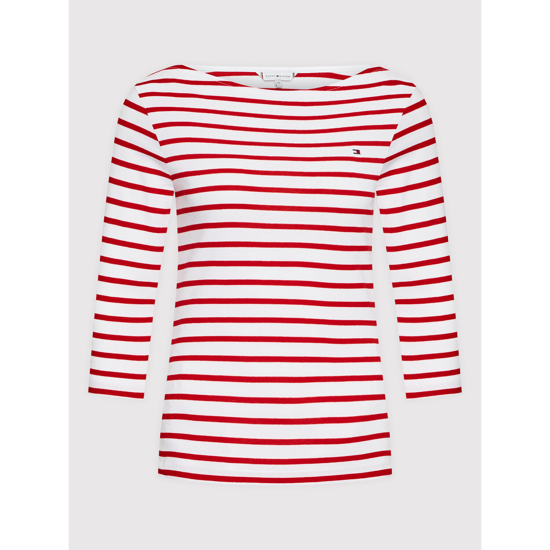 Tommy Hilfiger Блуза WW0WW27724 Червен Slim Fit - Pepit.bg