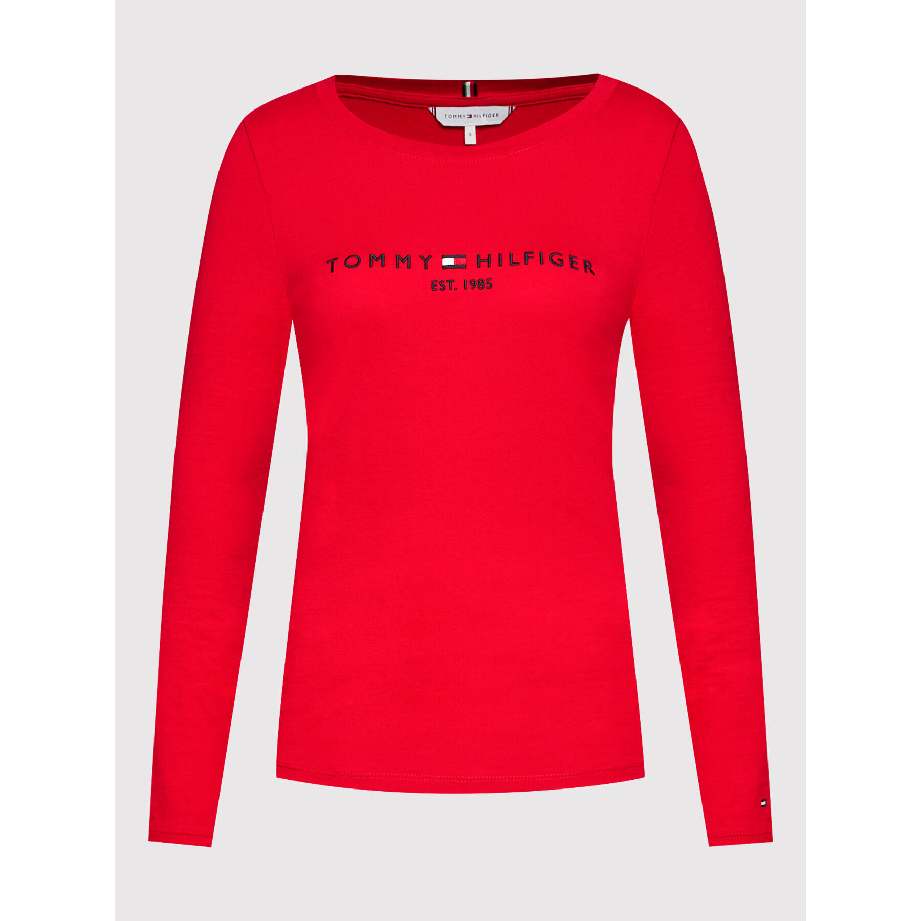 Tommy Hilfiger Блуза WW0WW30720 Червен Regular Fit - Pepit.bg