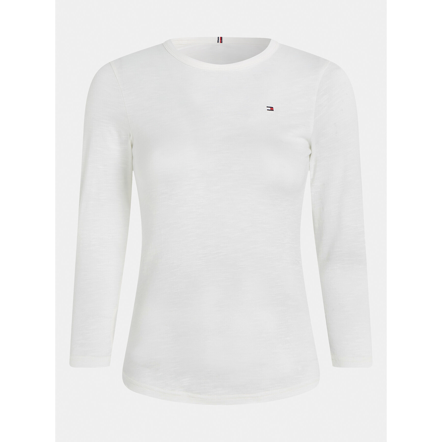 Tommy Hilfiger Блуза WW0WW37861 Екрю Slim Fit - Pepit.bg
