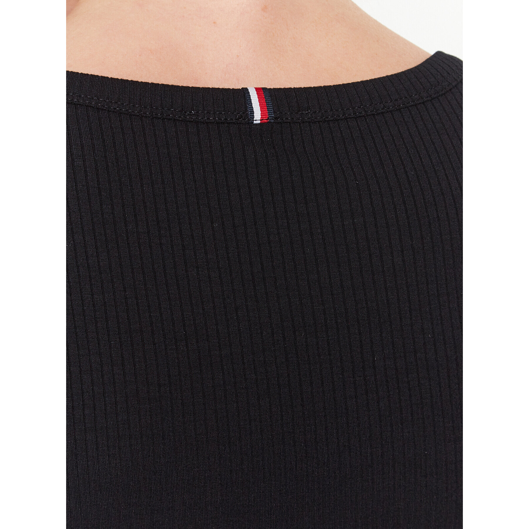 Tommy Hilfiger Блуза WW0WW38869 Черен Slim Fit - Pepit.bg