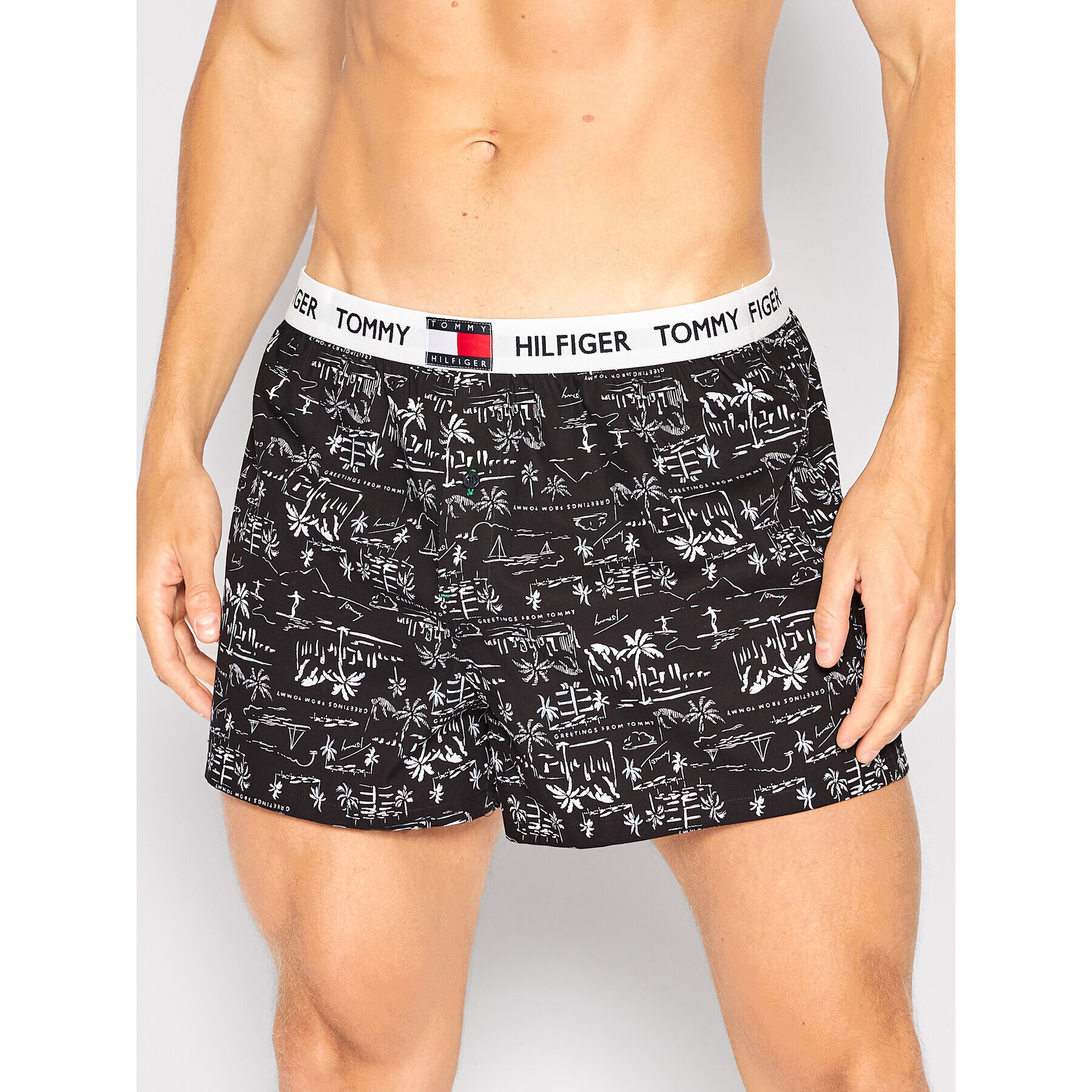 Tommy Hilfiger Боксерки UM0UM02175 Черен - Pepit.bg