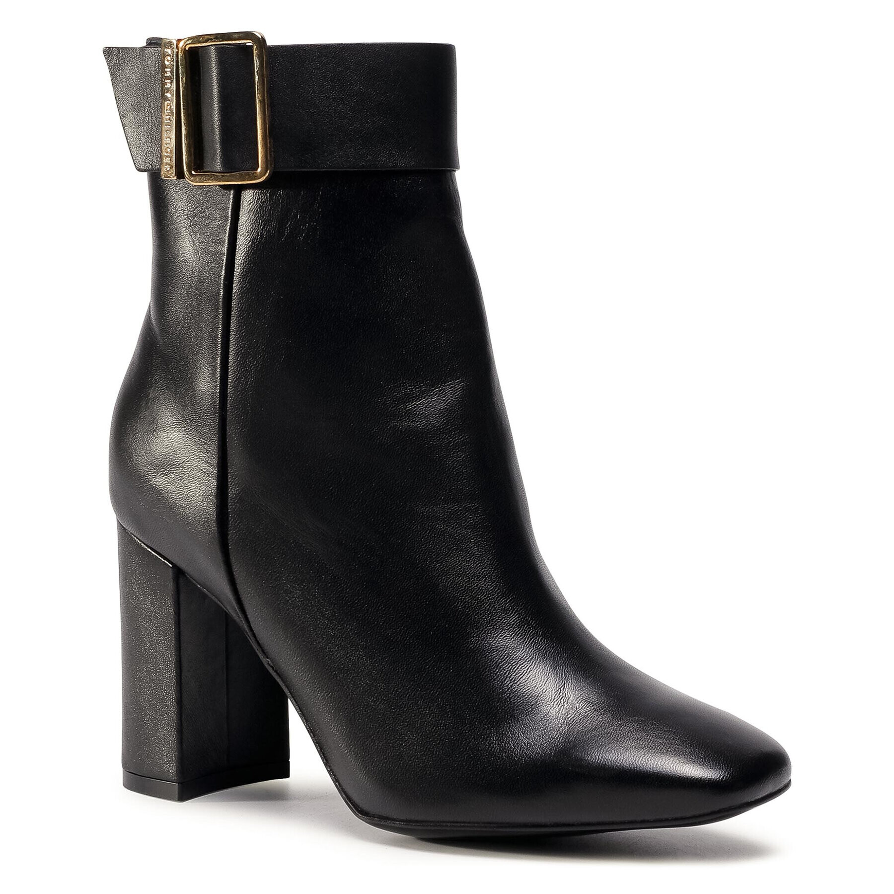 Tommy Hilfiger Боти Basic Square Toe Boot FW0FW05154 Черен - Pepit.bg