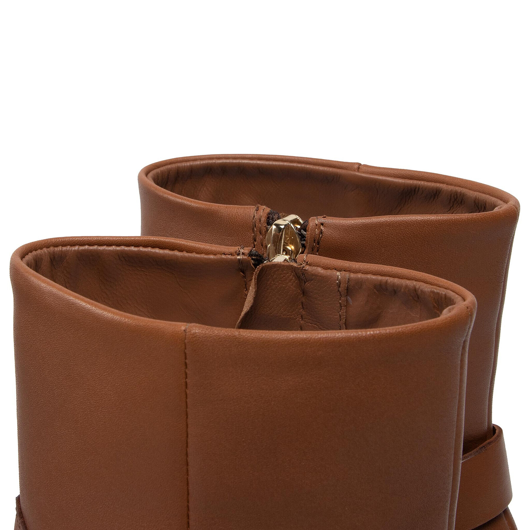 Tommy Hilfiger Боти Belt High Heel Boot FW0FW06768 Кафяв - Pepit.bg