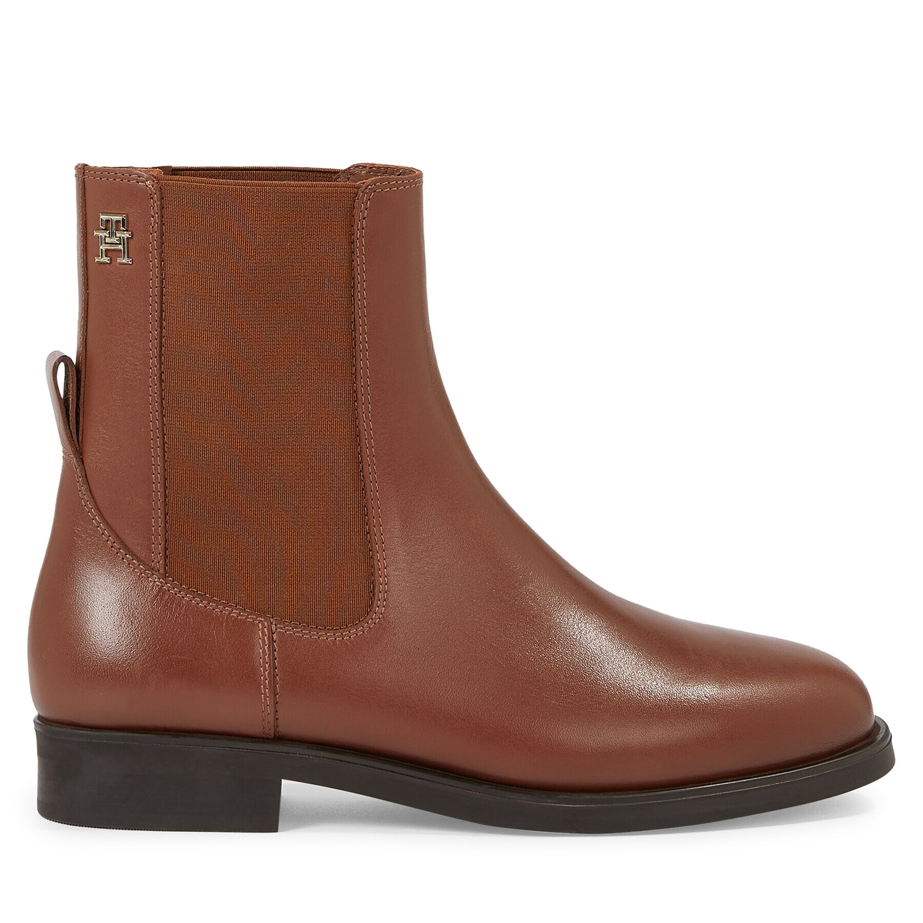 Tommy Hilfiger Боти Elevated Essential Bootie FW0FW07483 Кафяв - Pepit.bg