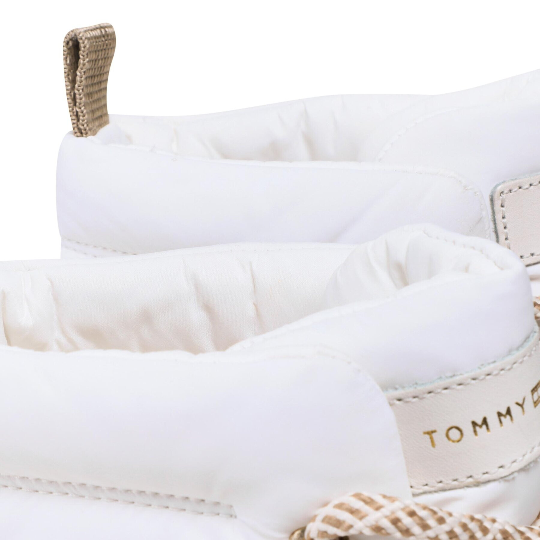 Tommy Hilfiger Боти Laced Outdoor Boot FW0FW06610 Бял - Pepit.bg