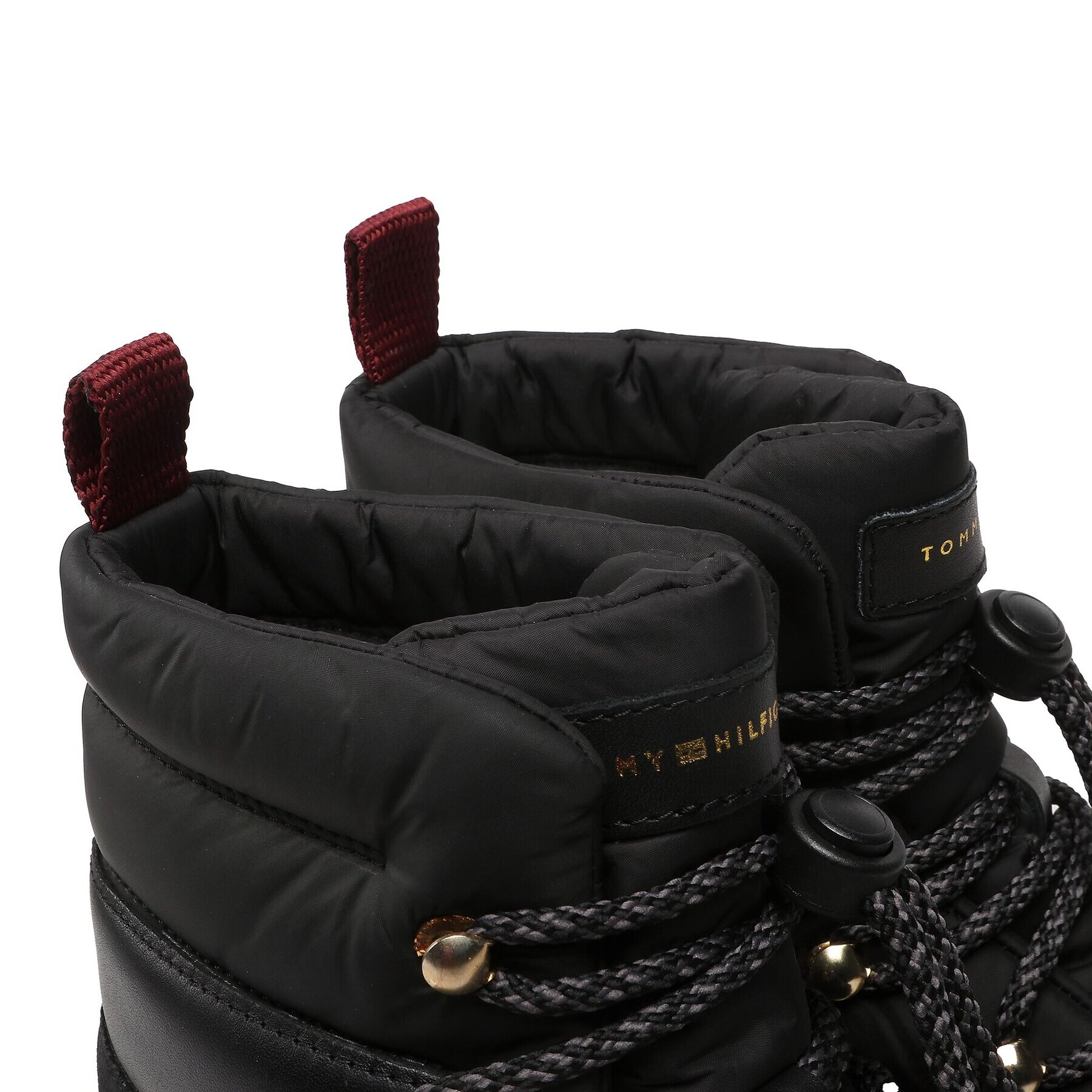 Tommy Hilfiger Боти Laced Outdoor Boot FW0FW06610 Черен - Pepit.bg
