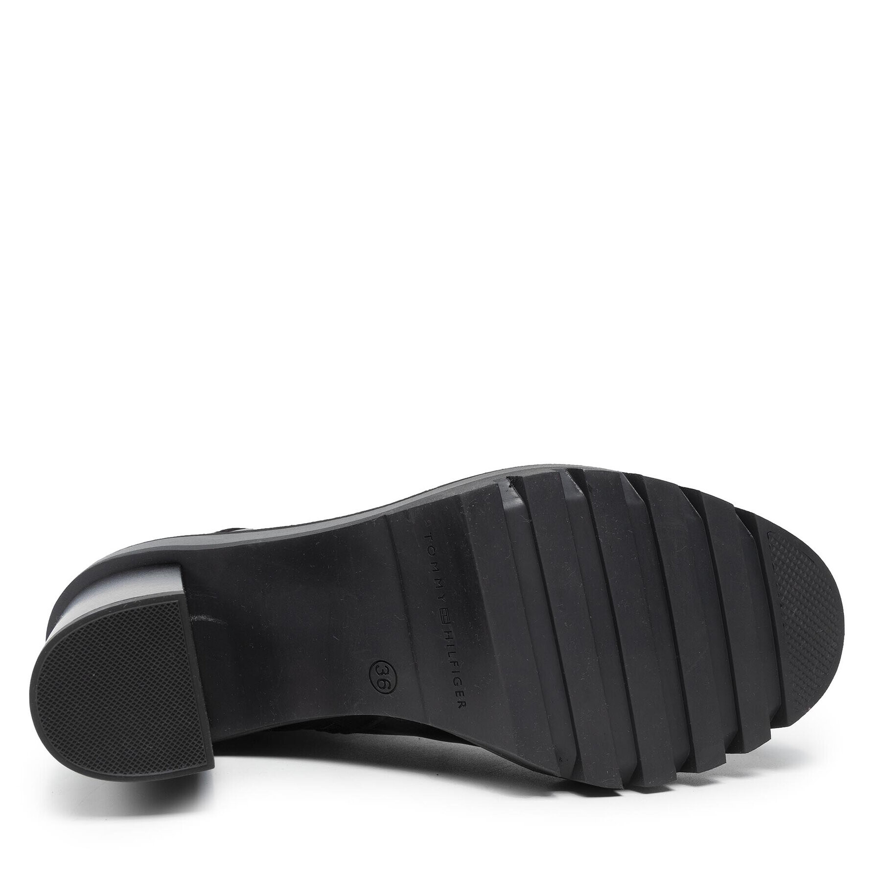 Tommy Hilfiger Боти Monogram High Heel Boot FW0FW05997 Черен - Pepit.bg