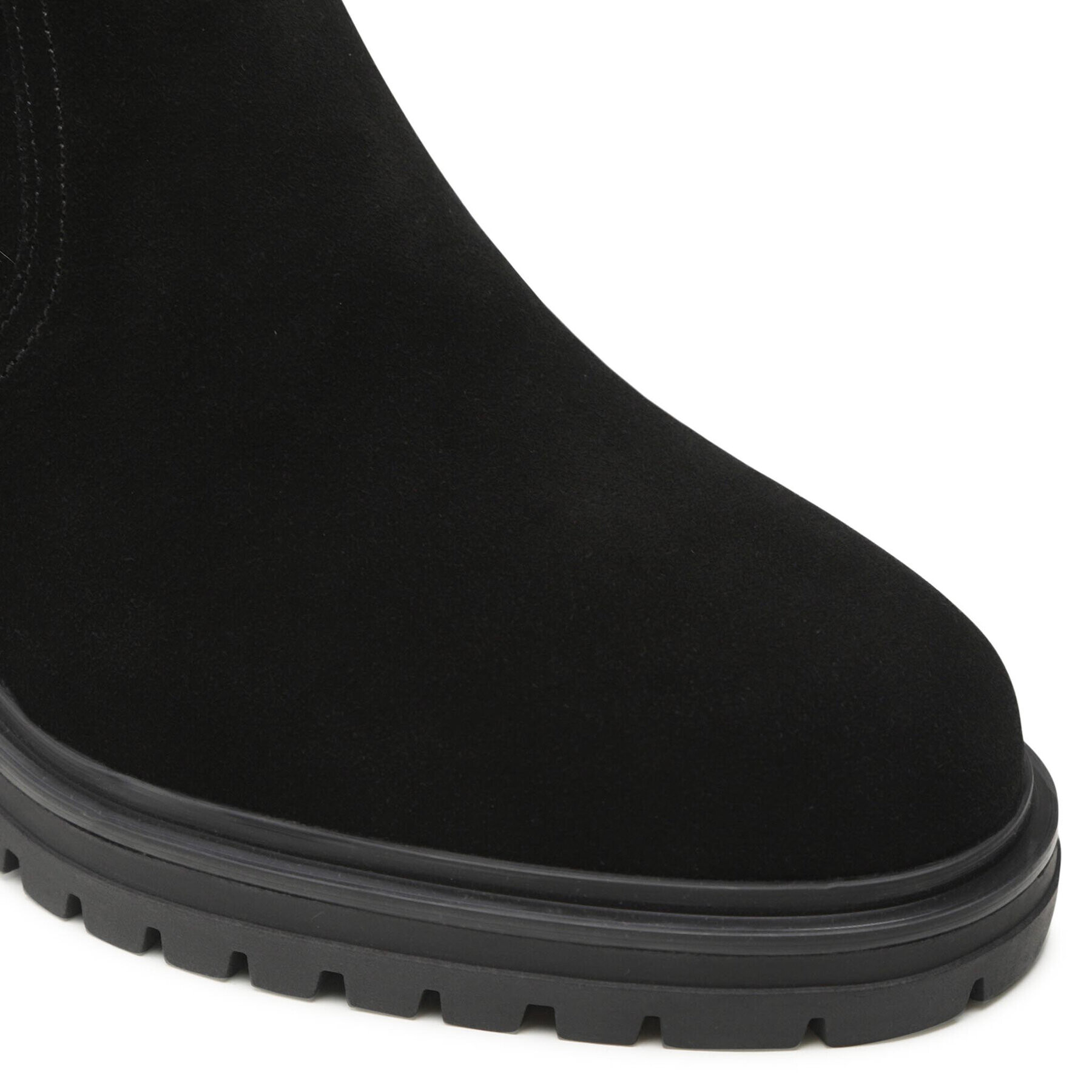 Tommy Hilfiger Боти Outdoor Mid Heel Boot FW0FW06620 Черен - Pepit.bg