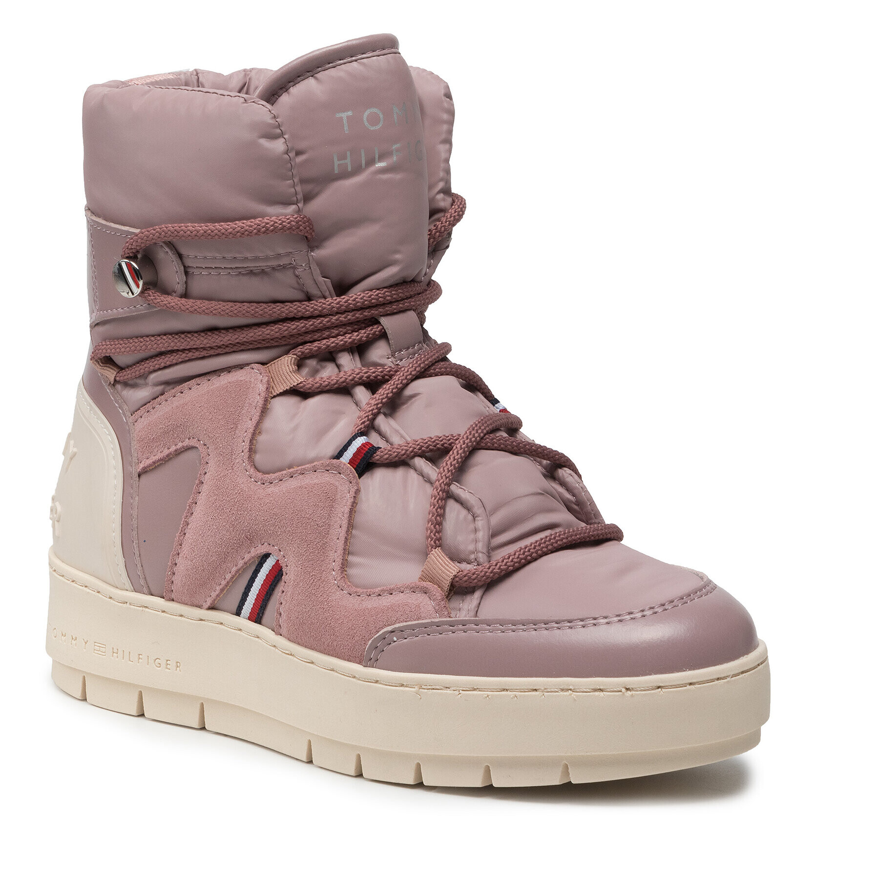 Tommy Hilfiger Боти Snoowboot FW0FW06052 Розов - Pepit.bg