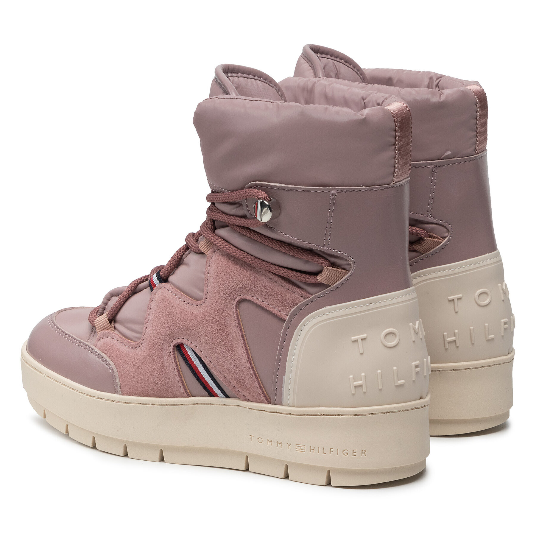 Tommy Hilfiger Боти Snoowboot FW0FW06052 Розов - Pepit.bg