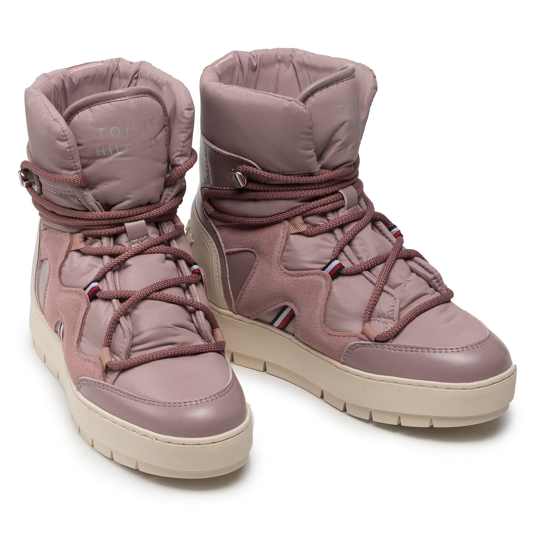 Tommy Hilfiger Боти Snoowboot FW0FW06052 Розов - Pepit.bg