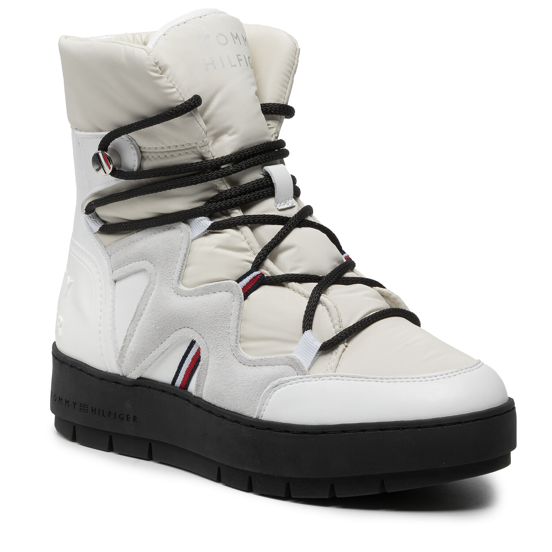 Tommy Hilfiger Боти Snowboot FW0FW06052 Бял - Pepit.bg