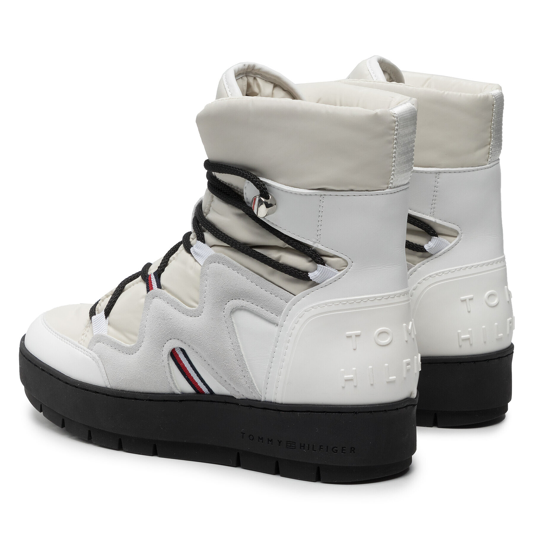 Tommy Hilfiger Боти Snowboot FW0FW06052 Бял - Pepit.bg