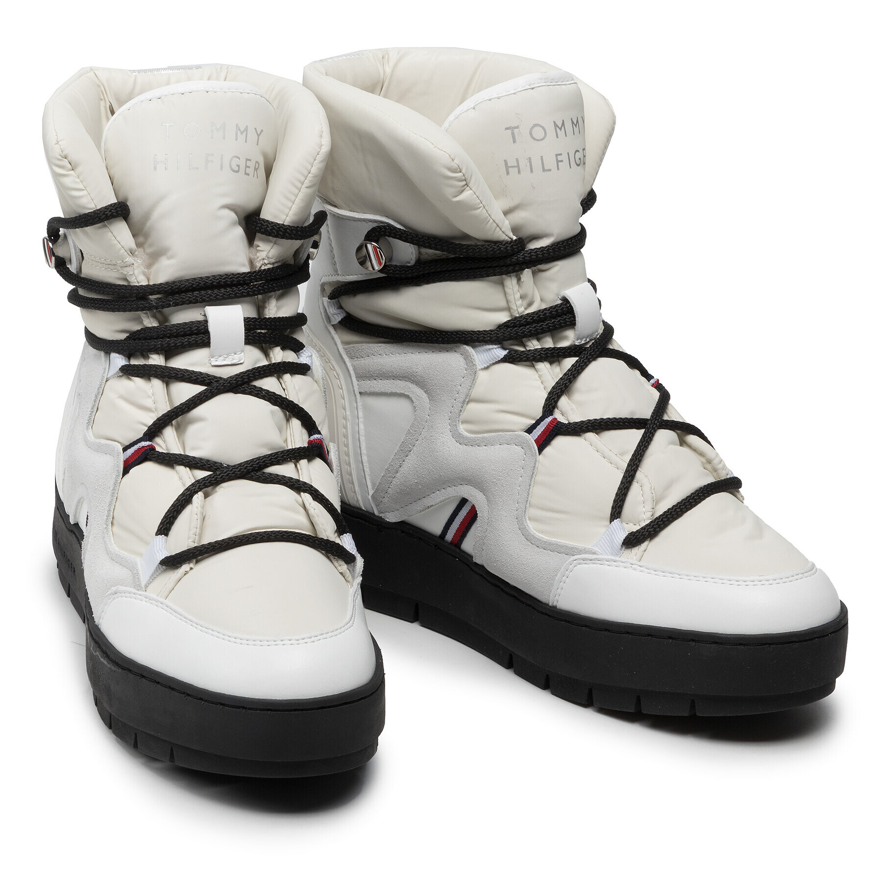 Tommy Hilfiger Боти Snowboot FW0FW06052 Бял - Pepit.bg