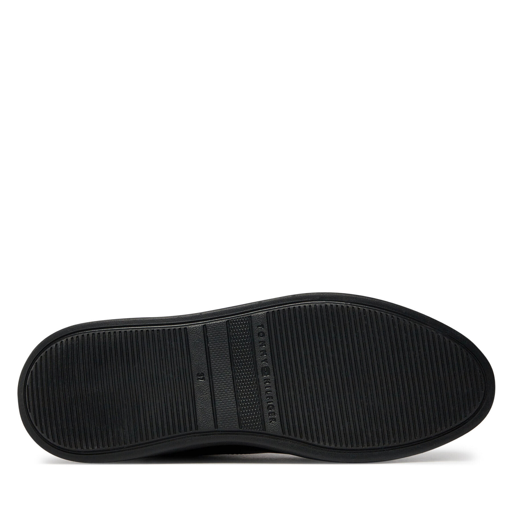 Tommy Hilfiger Боти Sporty Leather Flat Boot FW0FW07799 Черен - Pepit.bg