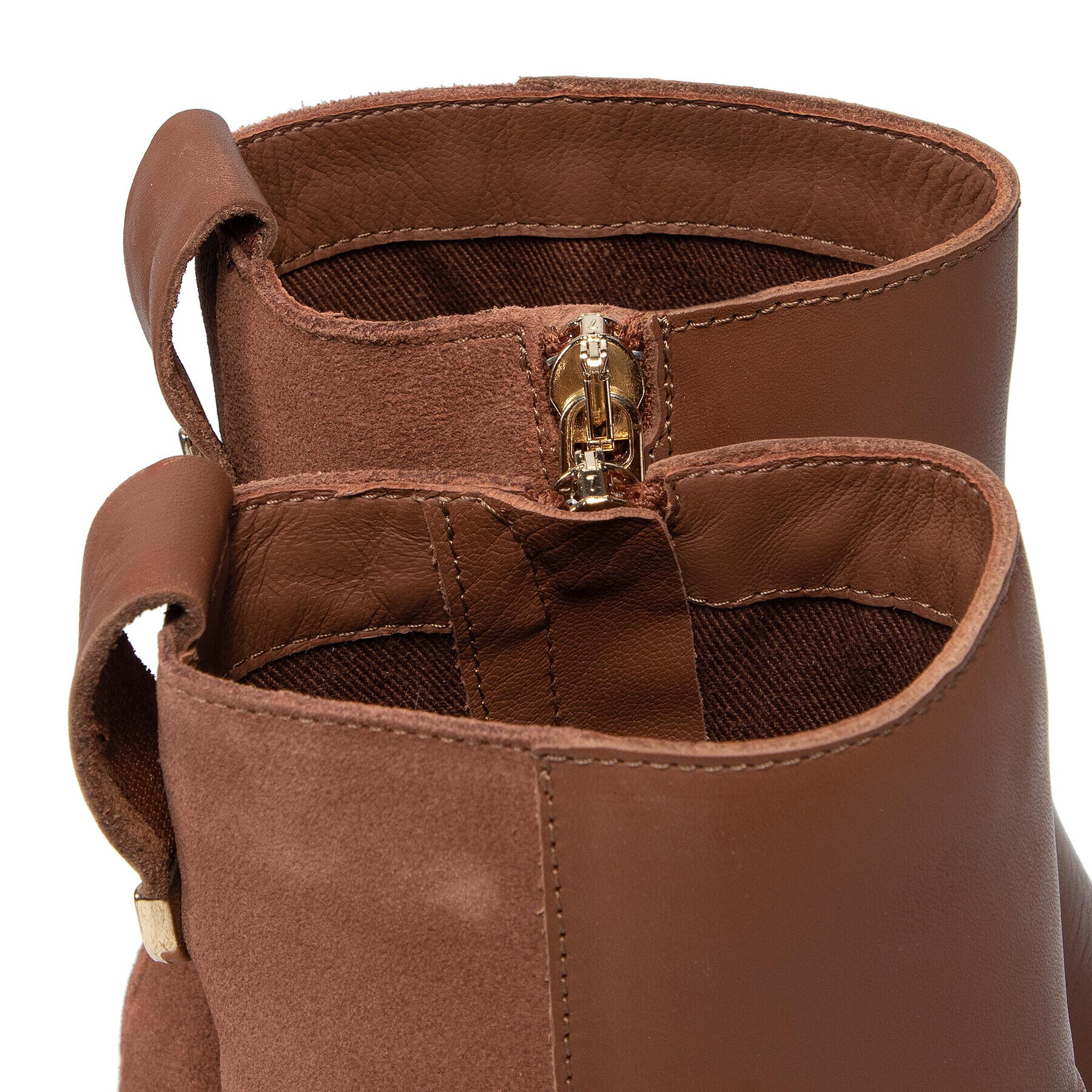 Tommy Hilfiger Боти Th Hardware High Heel Boot FW0FW06044 Кафяв - Pepit.bg