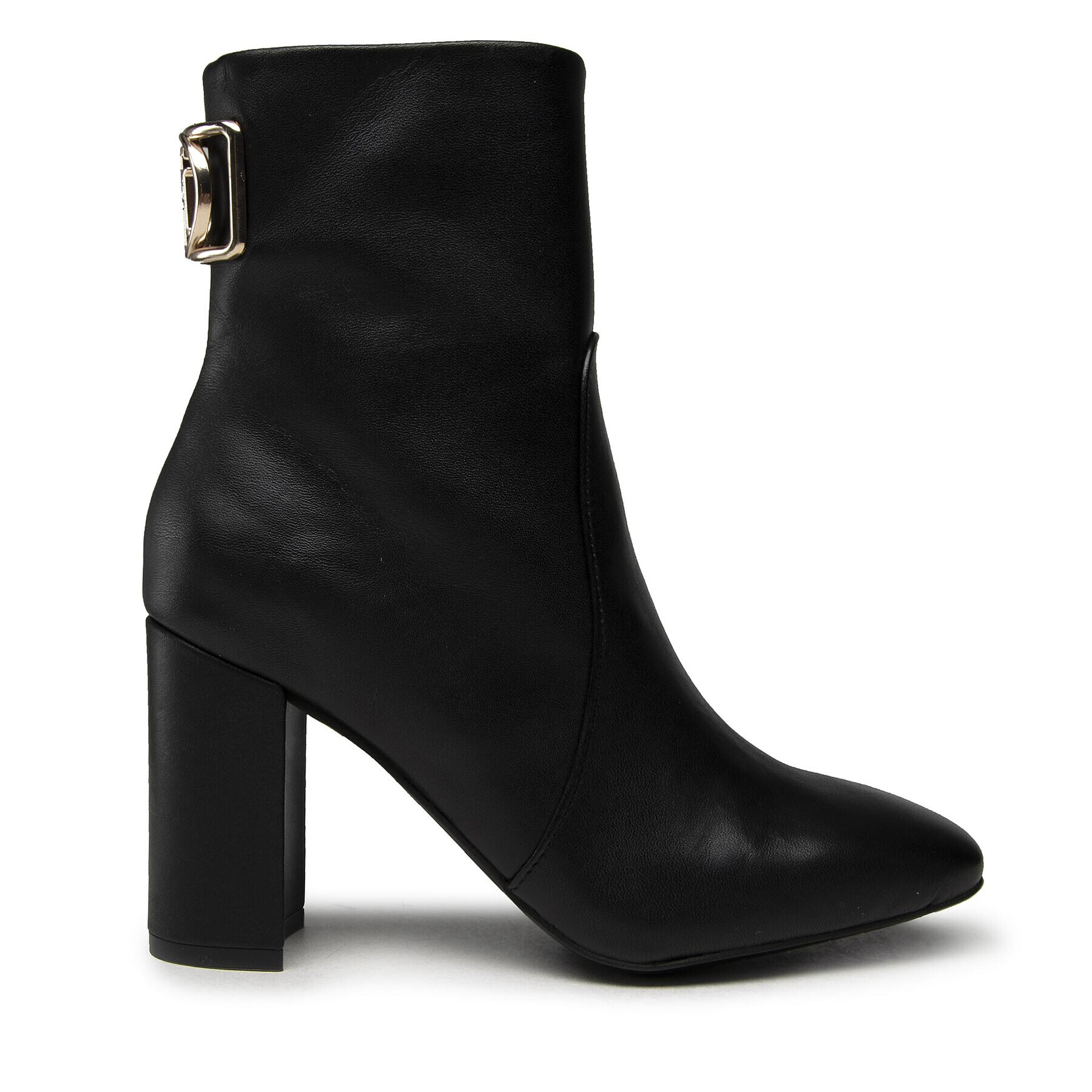 Tommy Hilfiger Боти Th Hardware High Heel Bootie FW0FW06058 Черен - Pepit.bg
