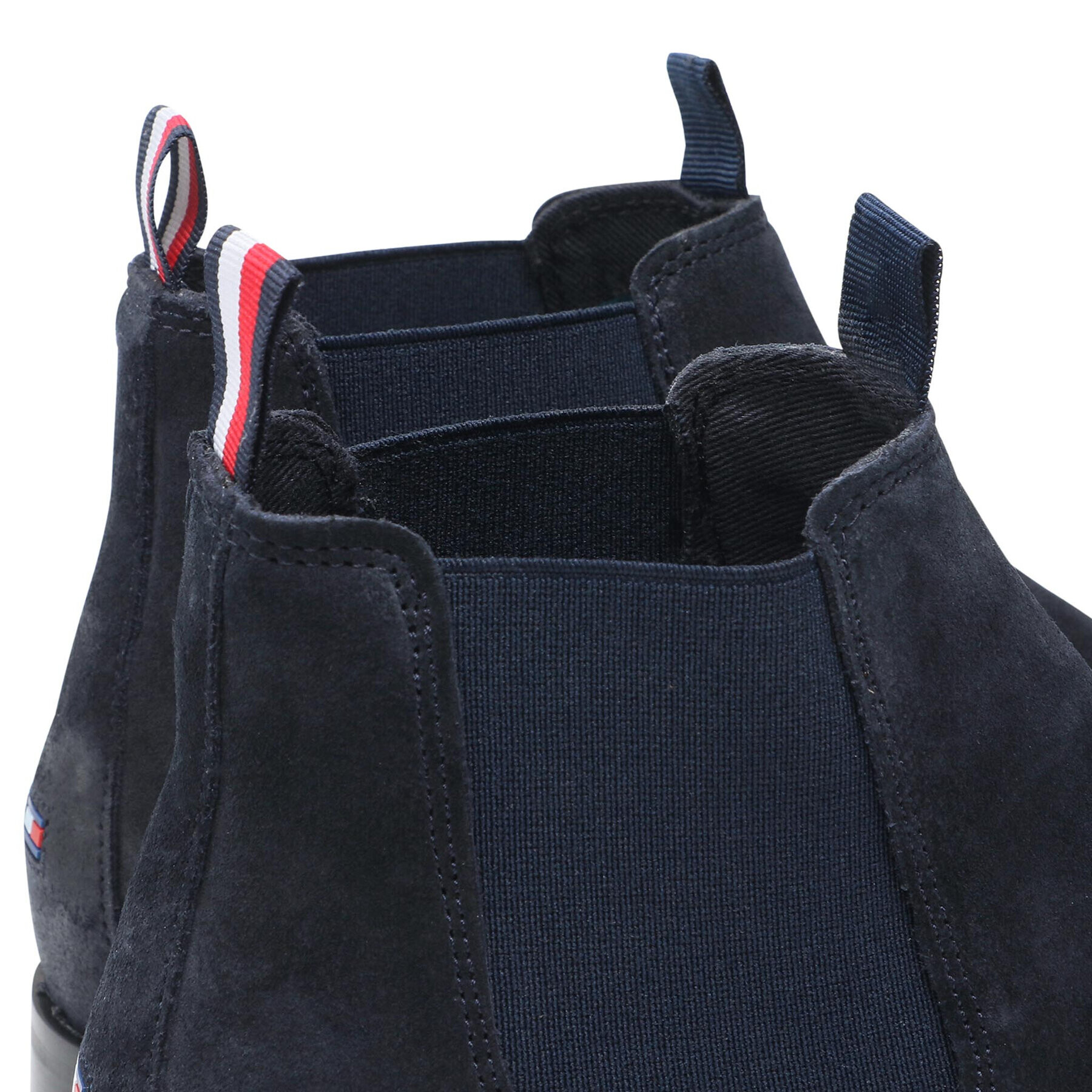 Tommy Hilfiger Боти тип челси Casual Suede Chelsea FM0FM03768 Тъмносин - Pepit.bg