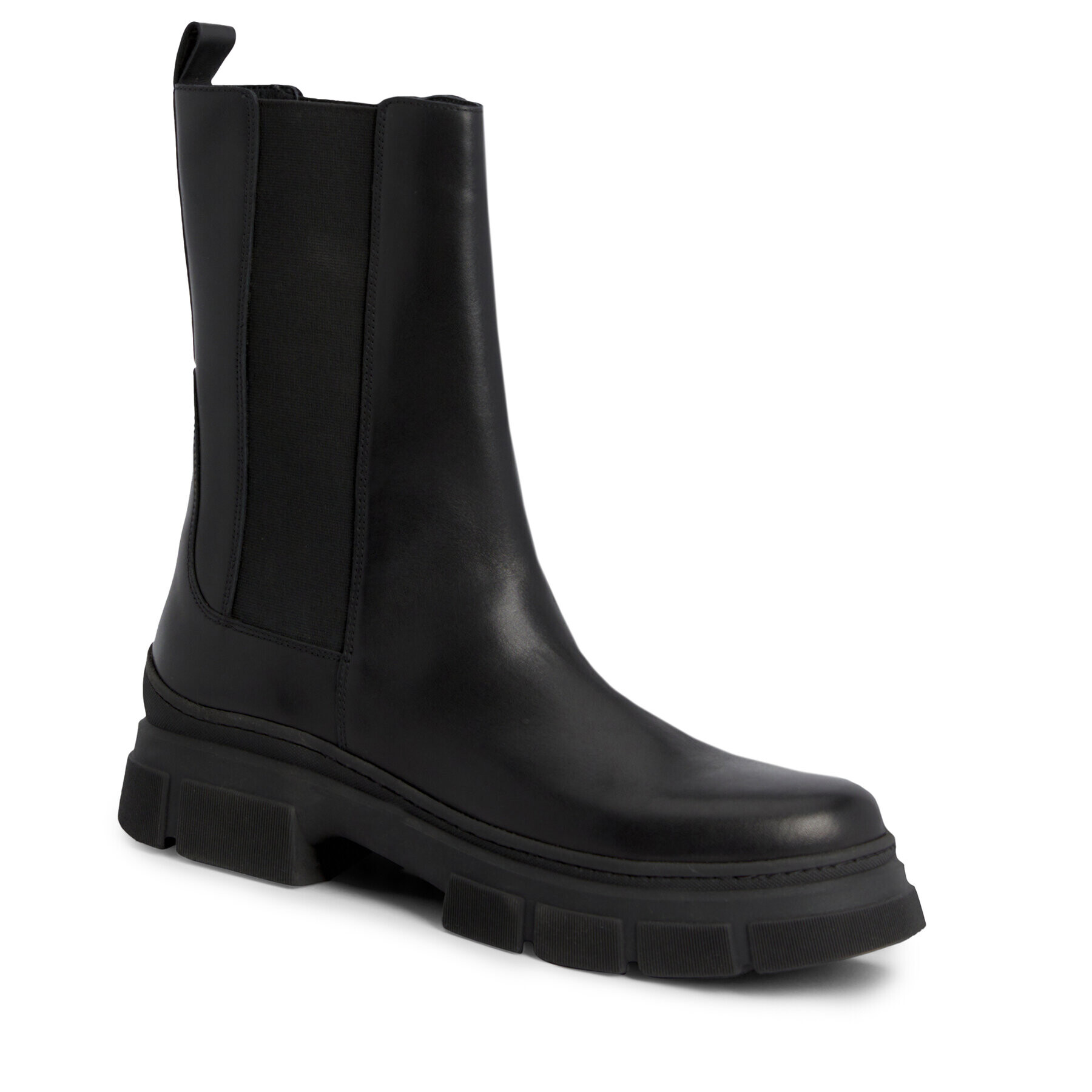 Tommy Hilfiger Боти тип челси Essential Leather Chelsea Boot FW0FW07490 Черен - Pepit.bg