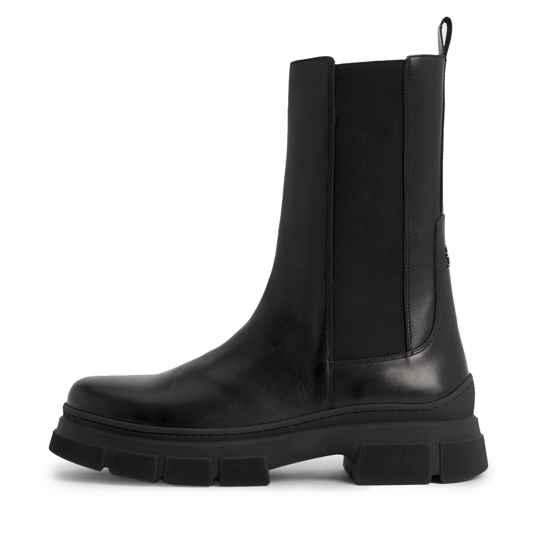 Tommy Hilfiger Боти тип челси Essential Leather Chelsea Boot FW0FW07490 Черен - Pepit.bg