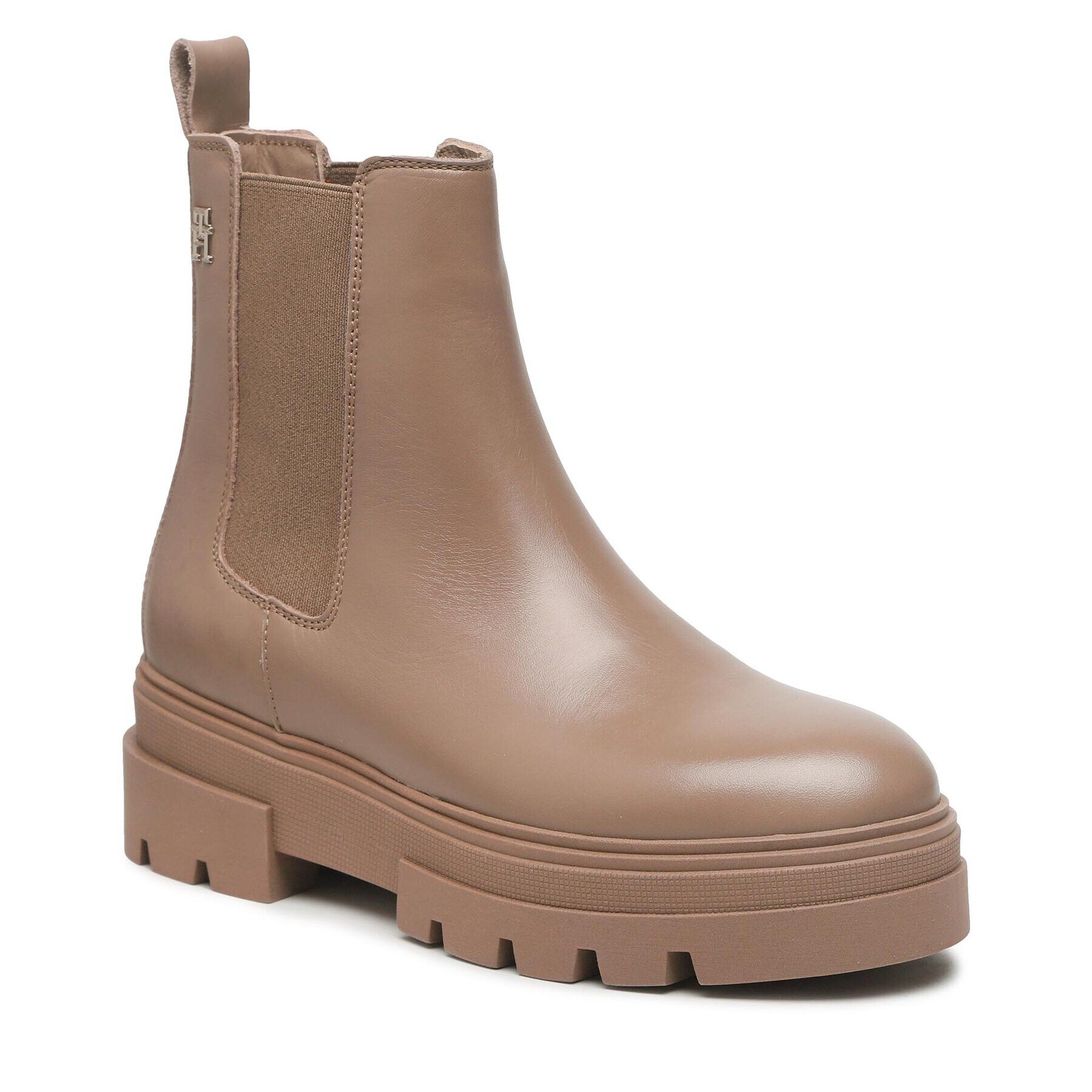 Tommy Hilfiger Боти тип челси Monochromatic Chelsea Boot FW0FW06899 Бежов - Pepit.bg