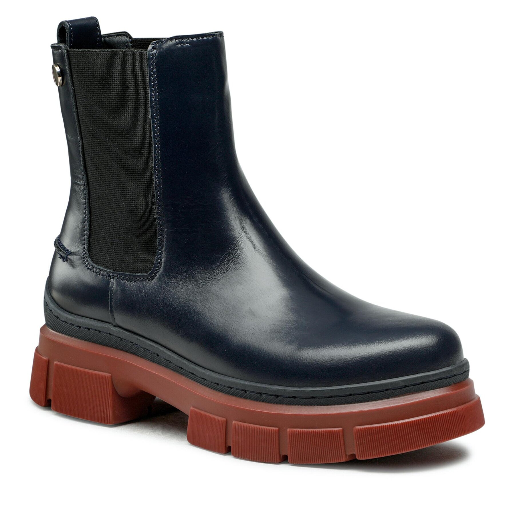 Tommy Hilfiger Боти тип челси Preppy Outdoor Low Boot FW0FW06649 Тъмносин - Pepit.bg