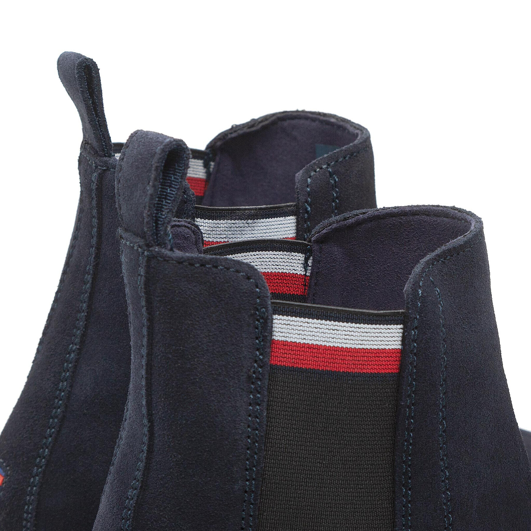 Tommy Hilfiger Боти тип челси Rwb Hilfiger Suede Chelsea FM0FM04202 Тъмносин - Pepit.bg