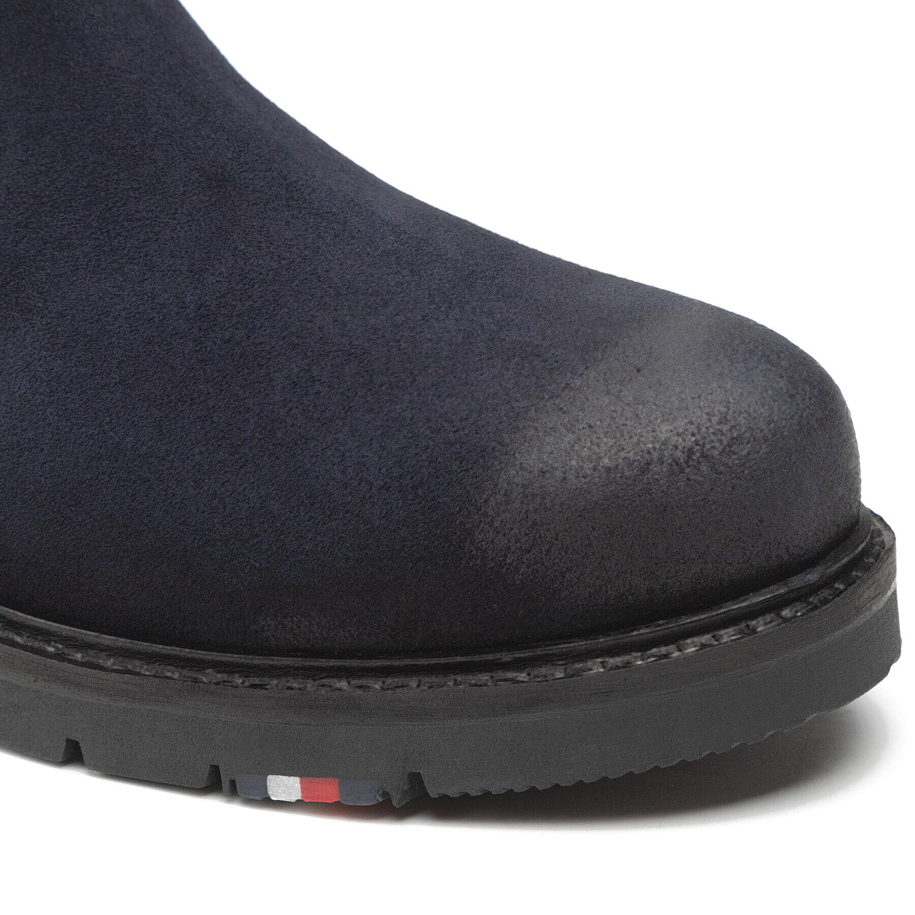 Tommy Hilfiger Боти тип челси Rwb Hilfiger Suede Chelsea FM0FM04202 Тъмносин - Pepit.bg