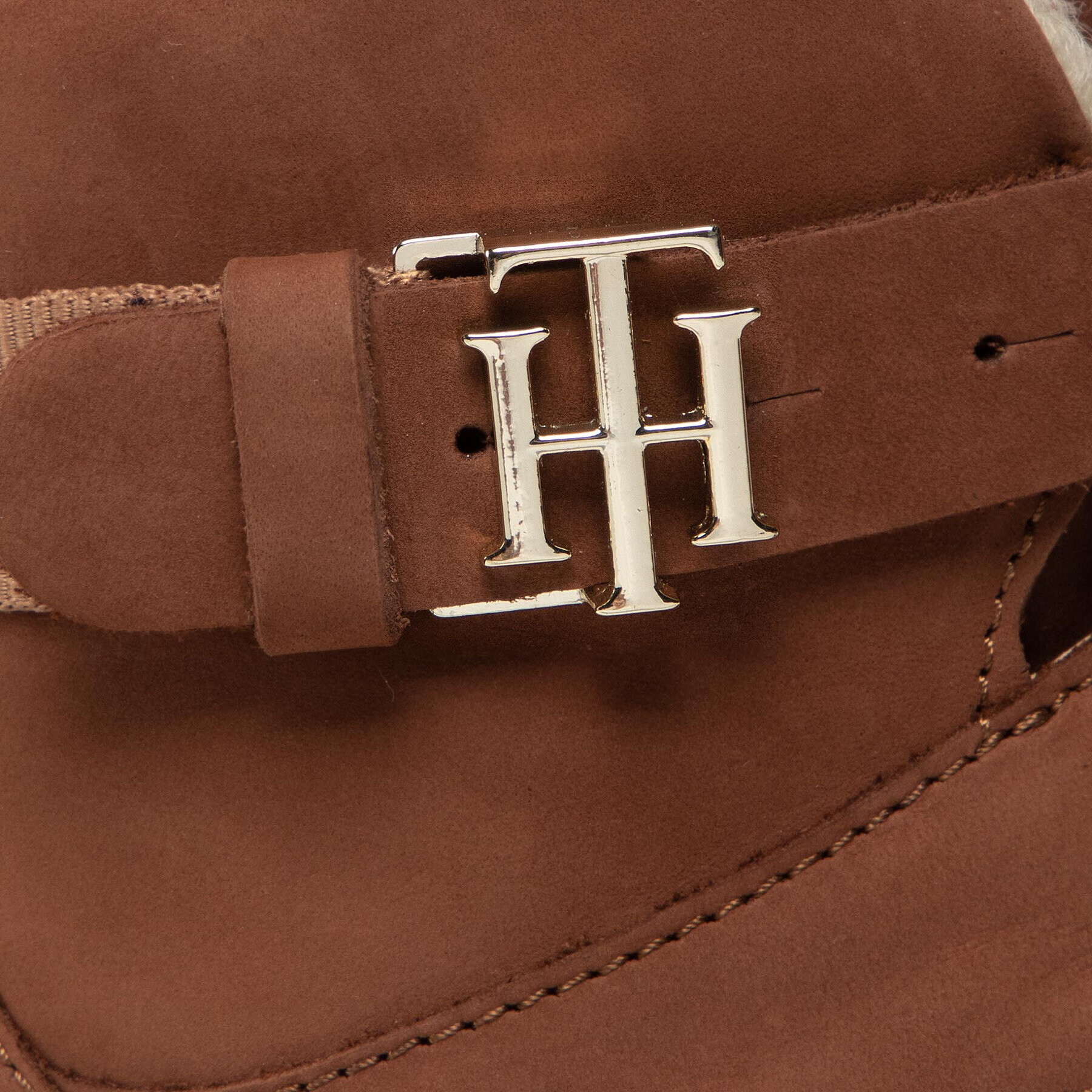 Tommy Hilfiger Боти Warmlined Lace Up Boot FW0FW05991 Кафяв - Pepit.bg