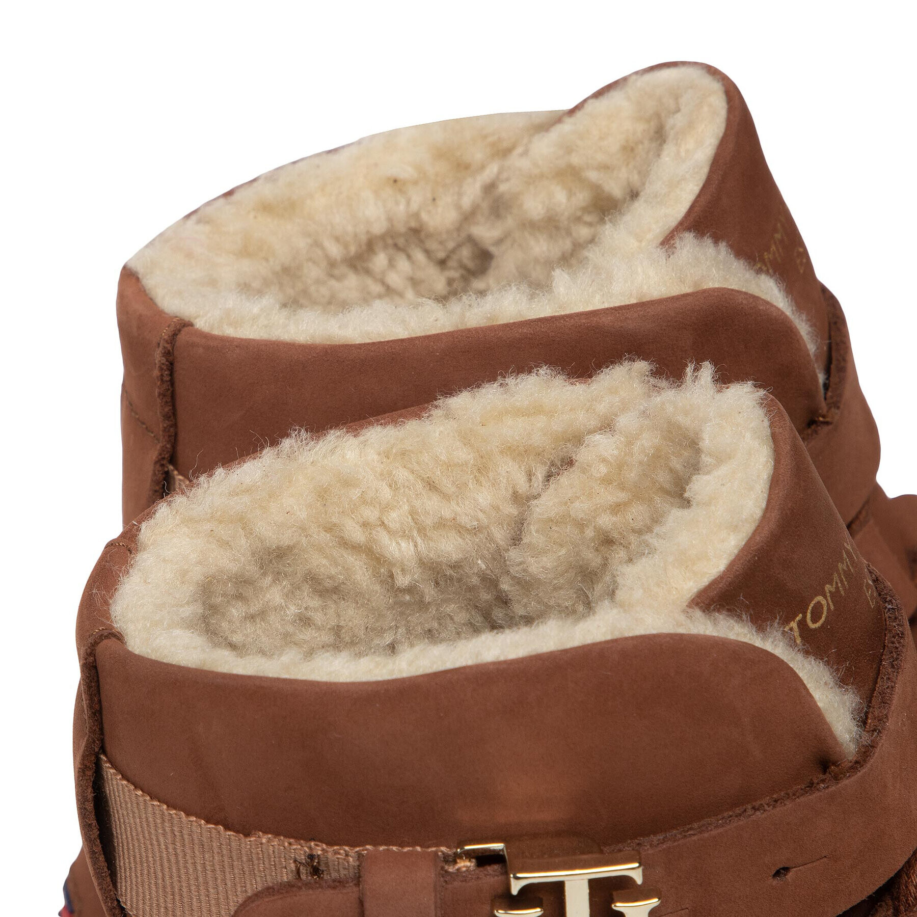 Tommy Hilfiger Боти Warmlined Lace Up Boot FW0FW05991 Кафяв - Pepit.bg