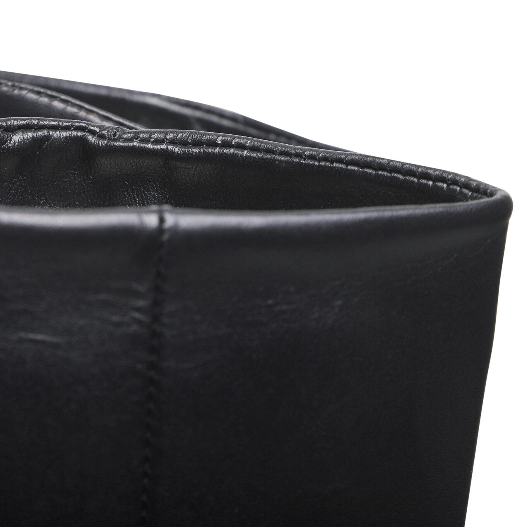 Tommy Hilfiger Ботуши Belt High Heel Longboot FW0FW07053 Черен - Pepit.bg