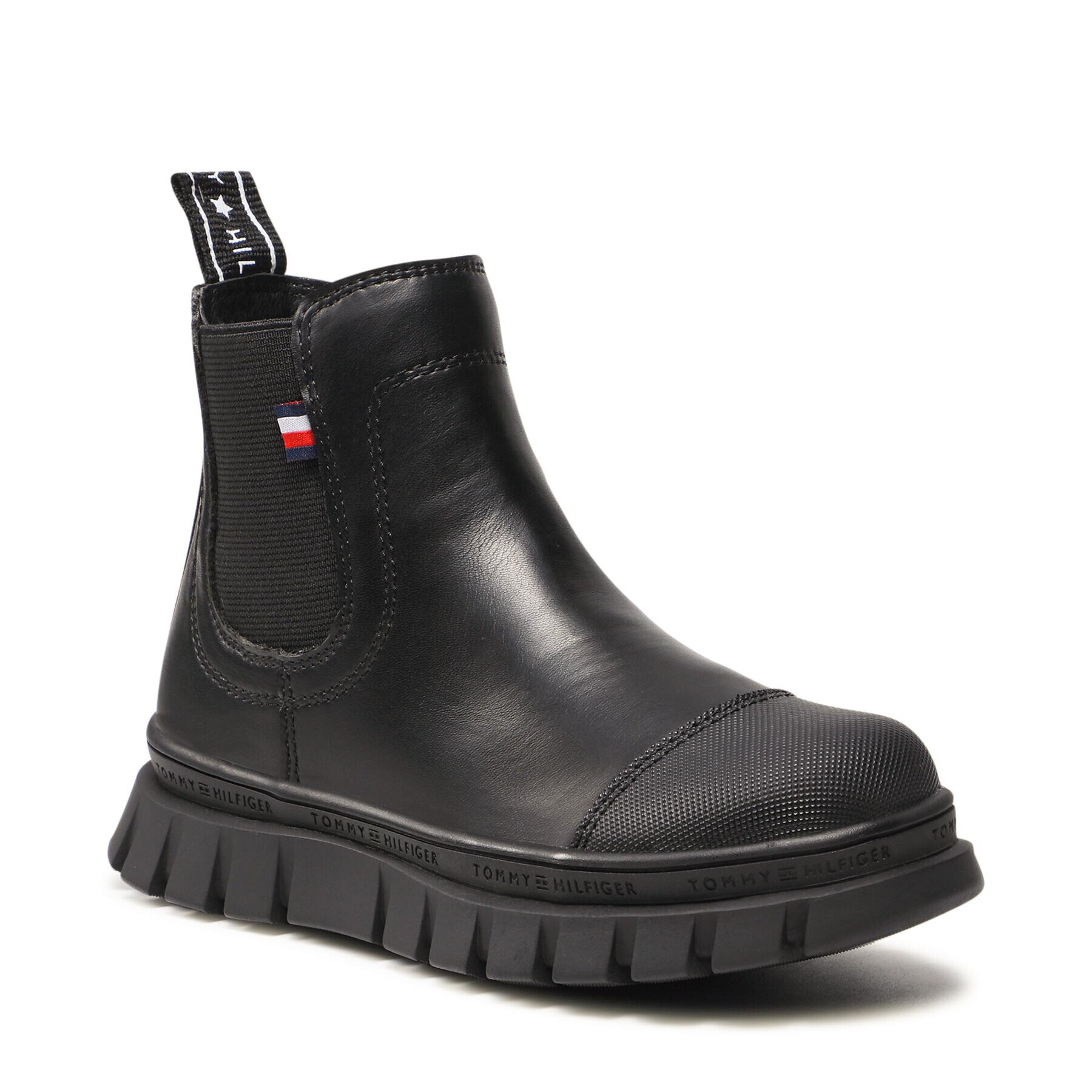 Tommy Hilfiger Ботуши Chelsea Boot T3A5-32025-0289 M Черен - Pepit.bg