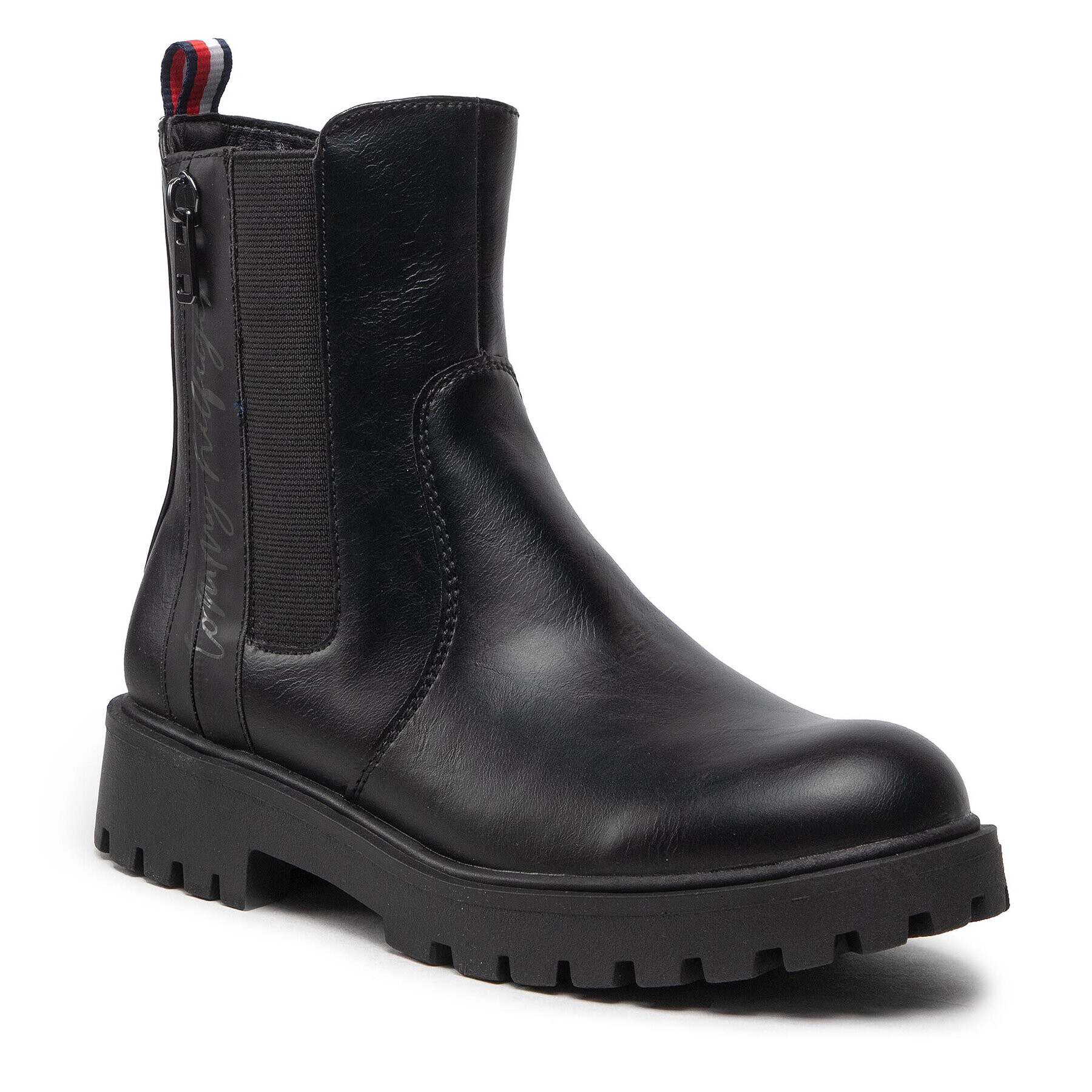 Tommy Hilfiger Ботуши Chelsea Boot T3A5-32390-1355 S Черен - Pepit.bg