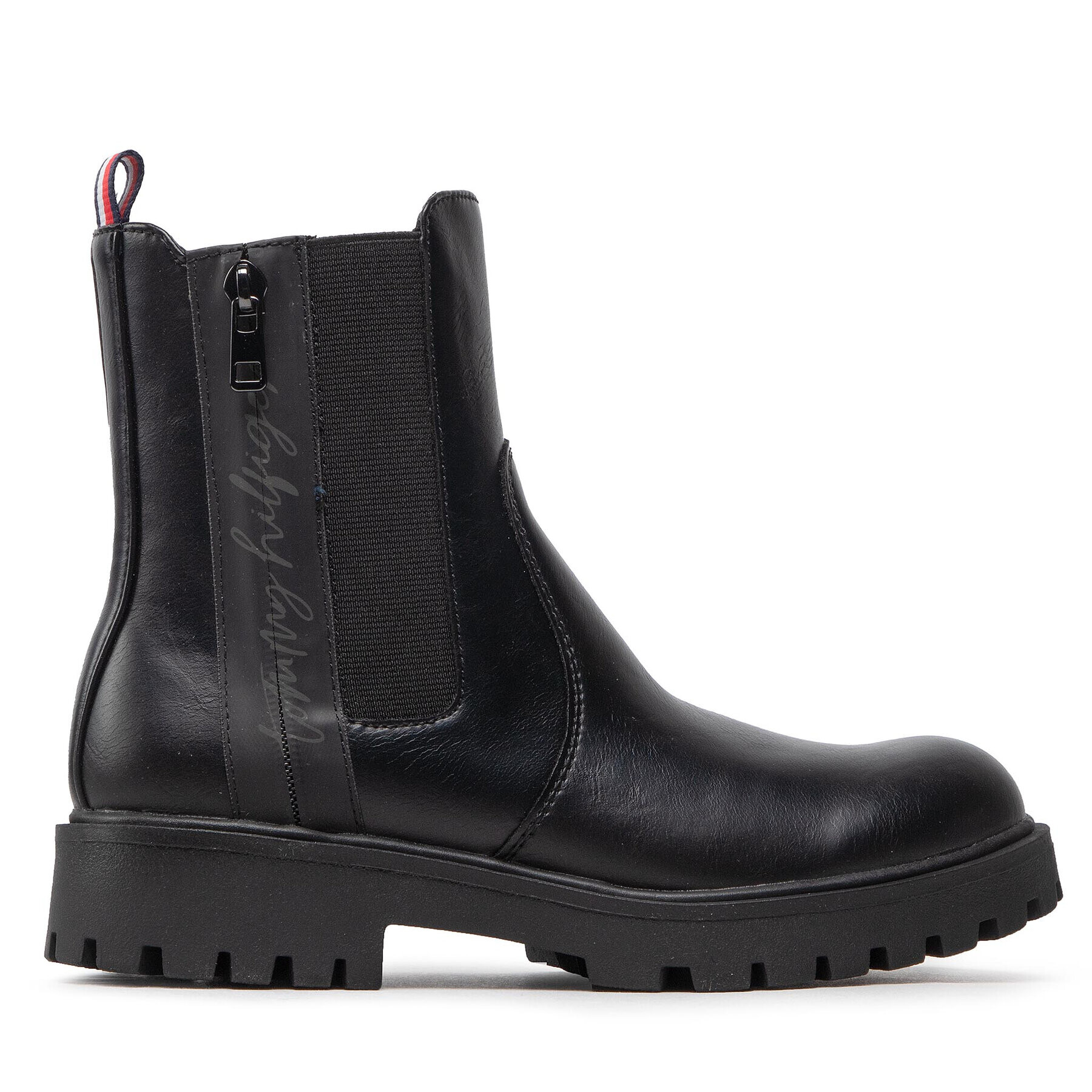 Tommy Hilfiger Ботуши Chelsea Boot T3A5-32390-1355 S Черен - Pepit.bg