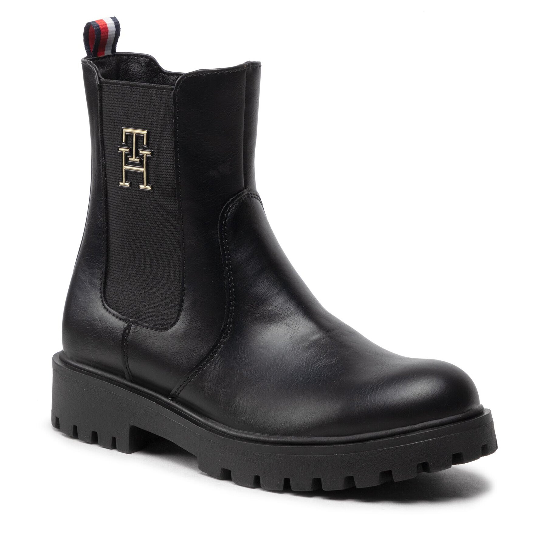 Tommy Hilfiger Ботуши Chelsea Boot T3A5-32393-1355 S Черен - Pepit.bg