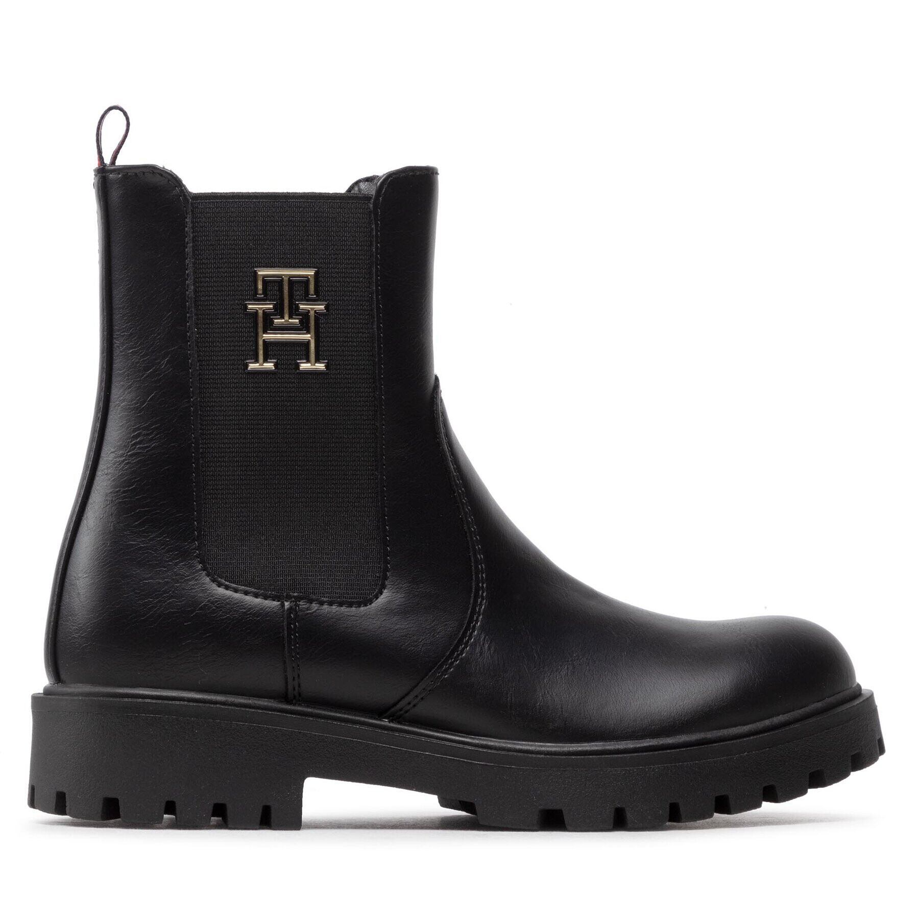 Tommy Hilfiger Ботуши Chelsea Boot T3A5-32393-1355 S Черен - Pepit.bg